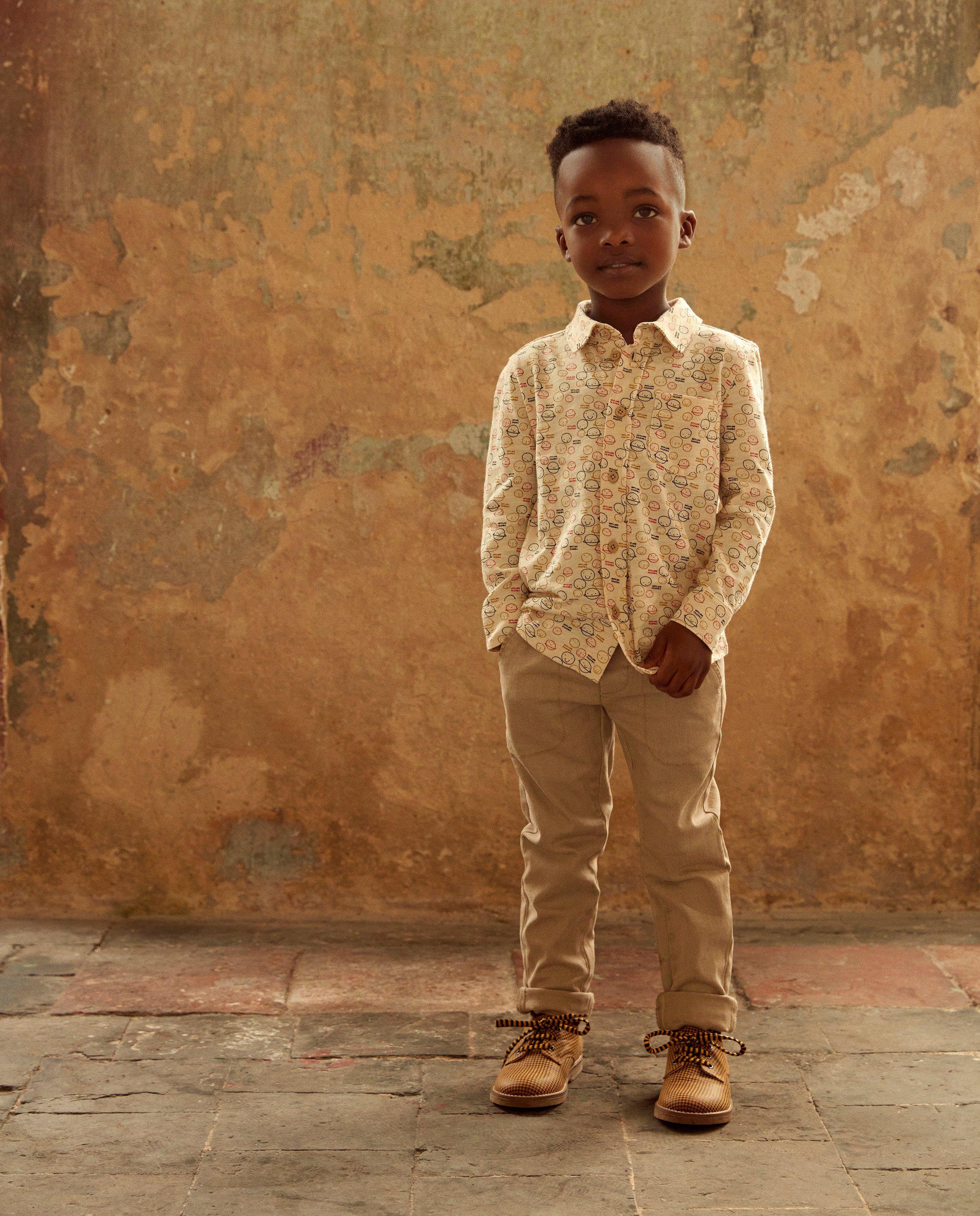 Chemise en coton bio fred + ginger - avec imprimé - Fred + Ginger