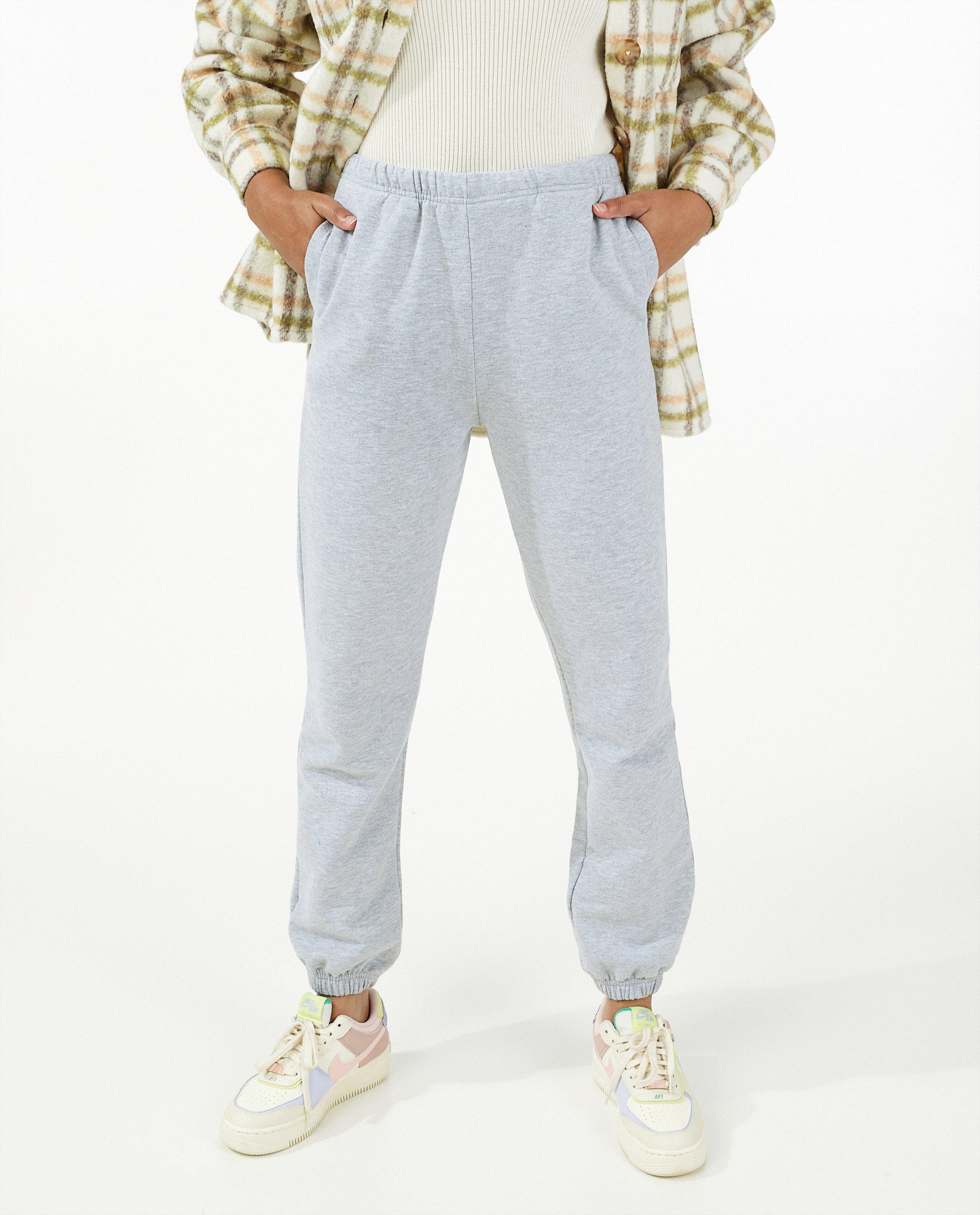 Pantalons - Jogger gris chiné