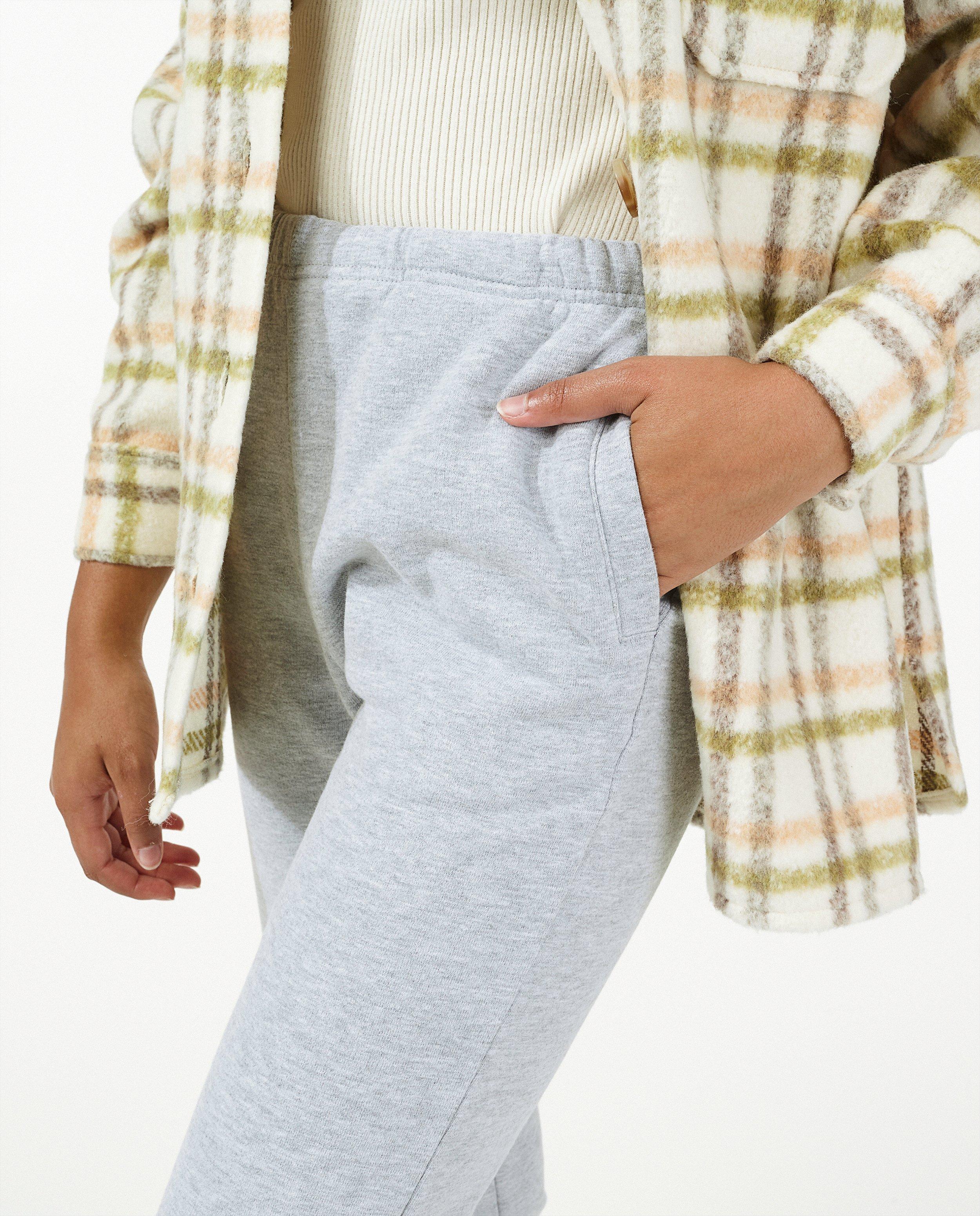 Pantalons - Jogger gris chiné