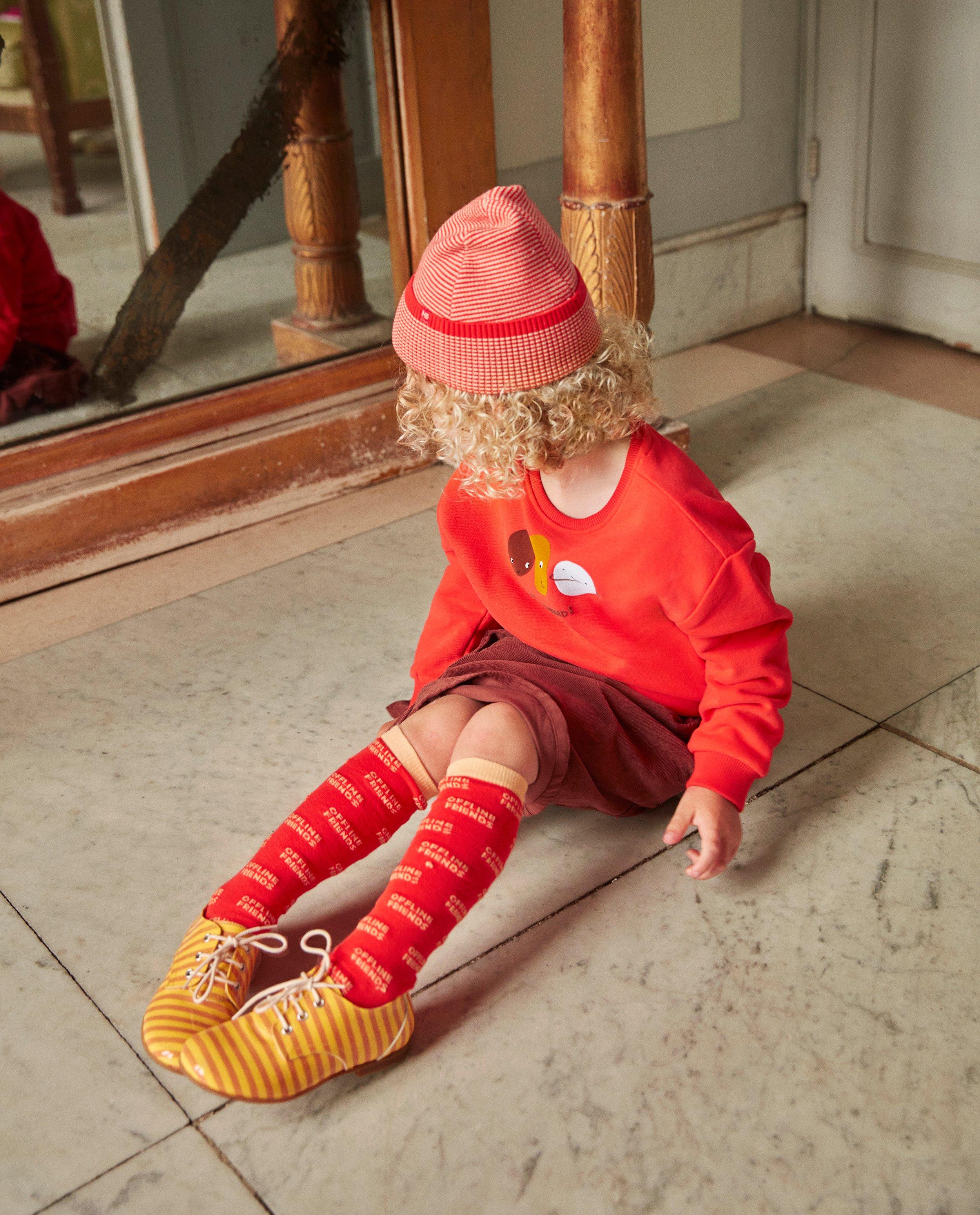 Unisex sweater met print fred + ginger - Product Detail - terracotta - afbeelding nummer 2