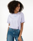 T-shirts - T-shirt lilas en coton bio