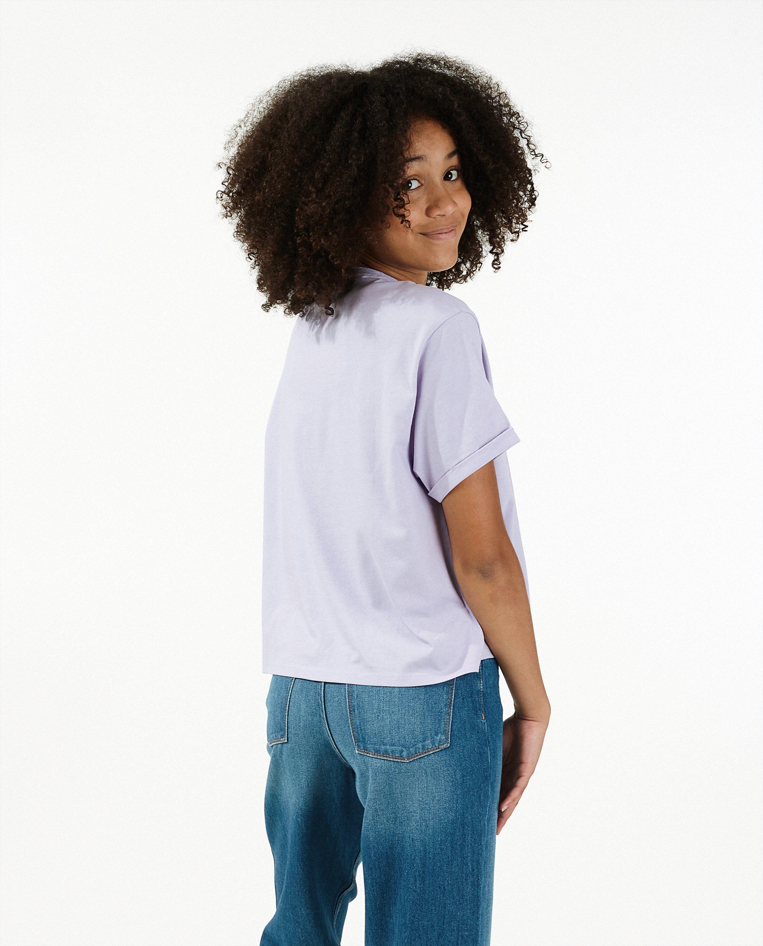T-shirts - T-shirt lilas en coton bio