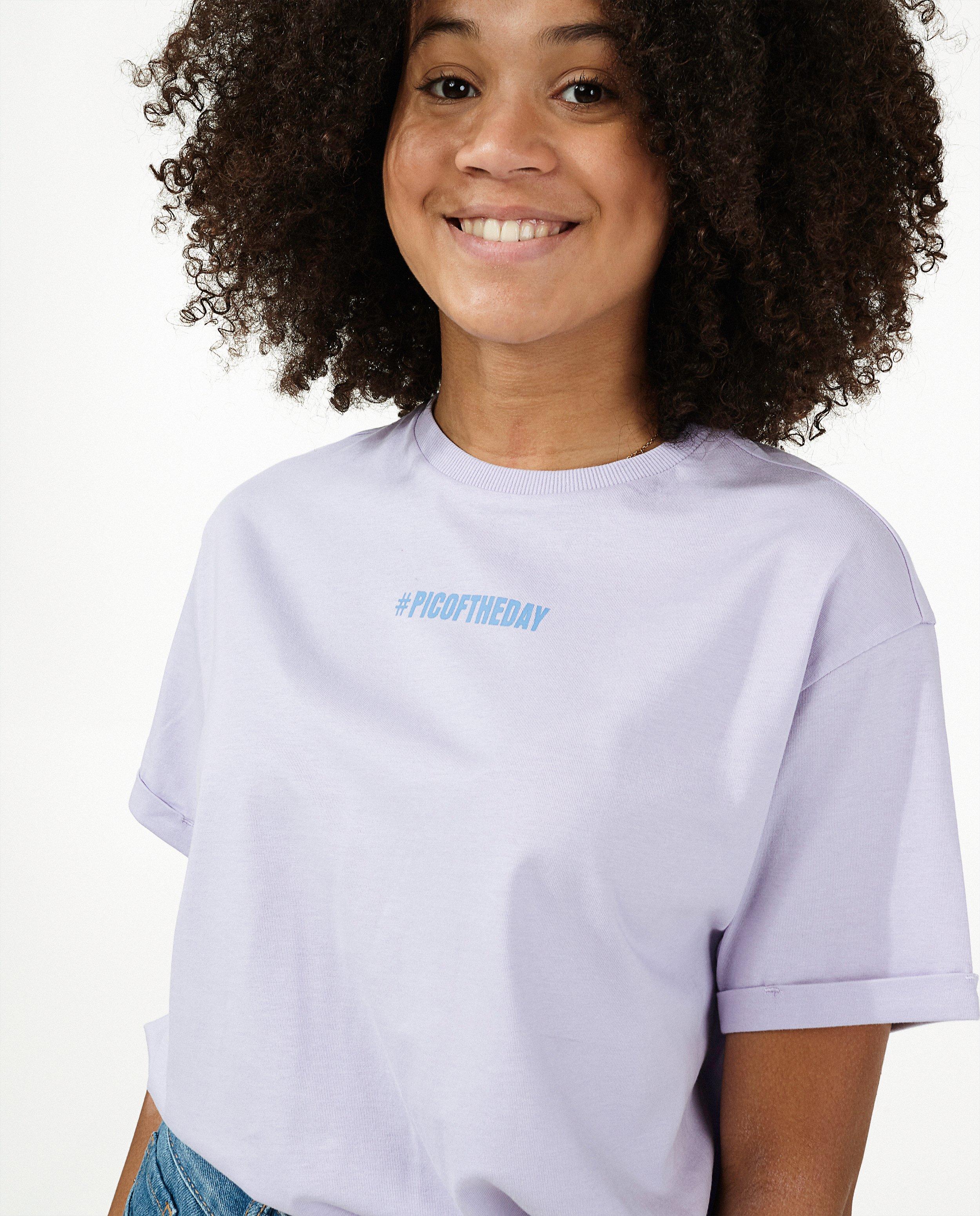 T-shirts - T-shirt lilas en coton bio