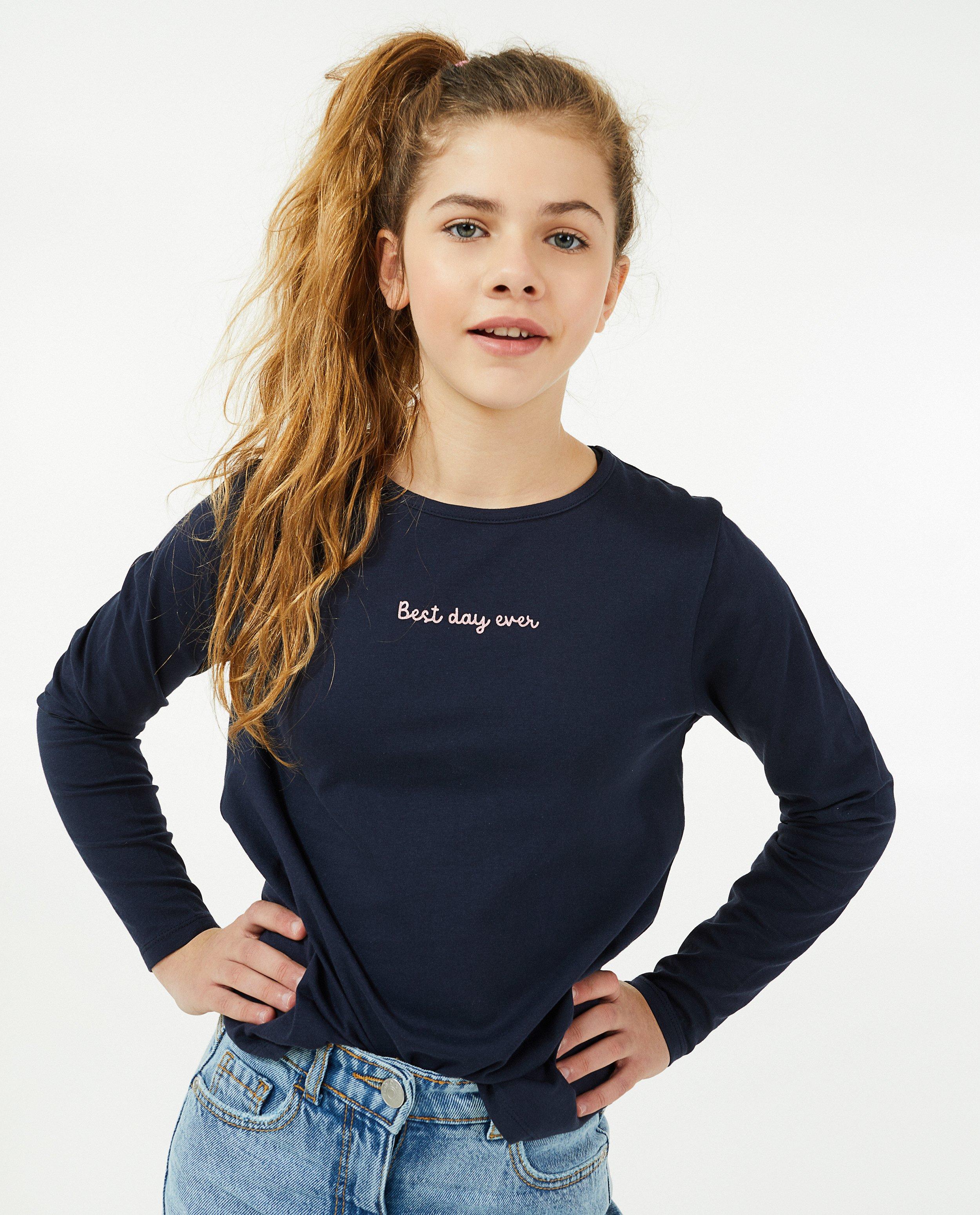 T-shirts - T-shirt à manches longues avec inscription BESTies