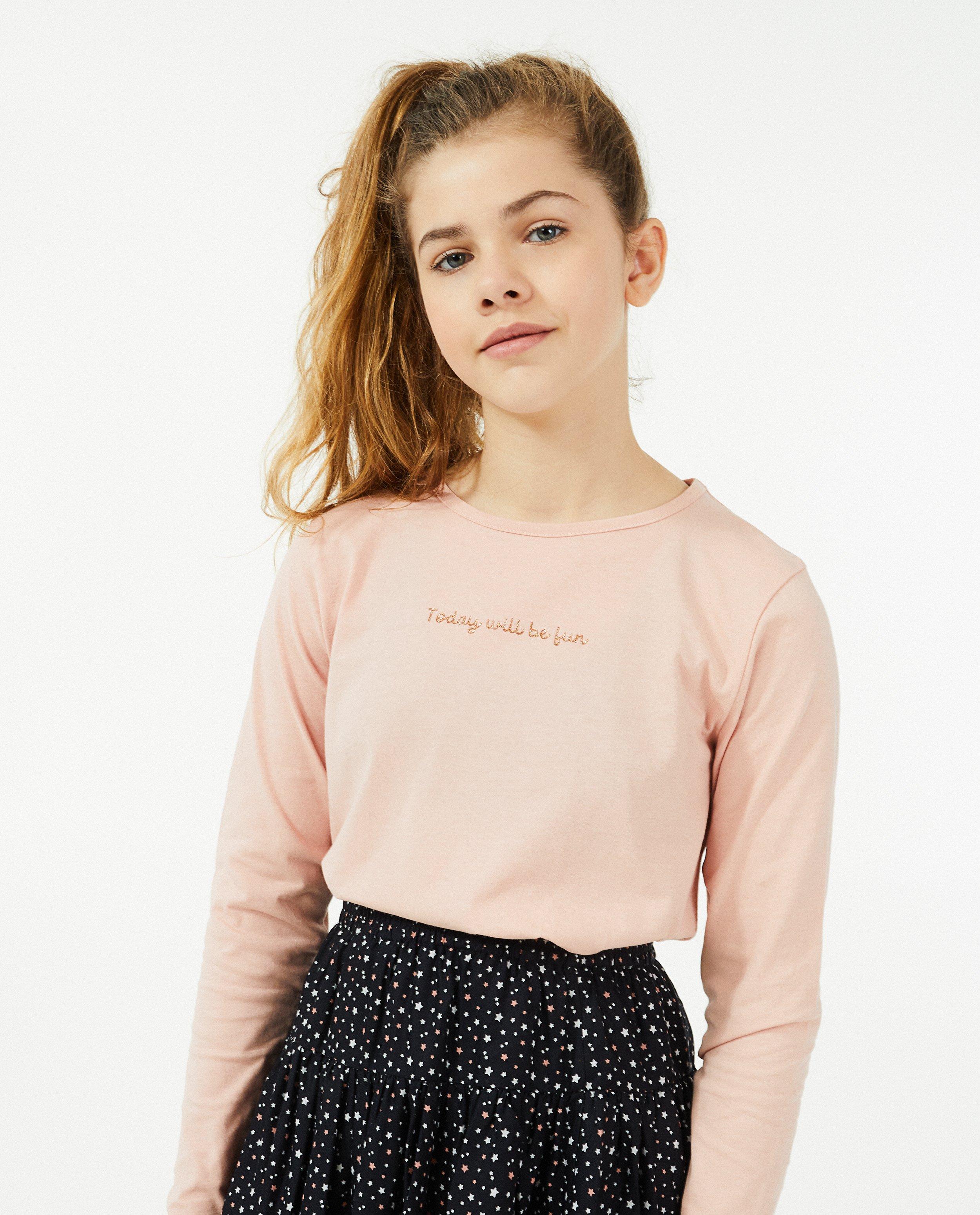 T-shirts - Longsleeve met opschrift BESTies