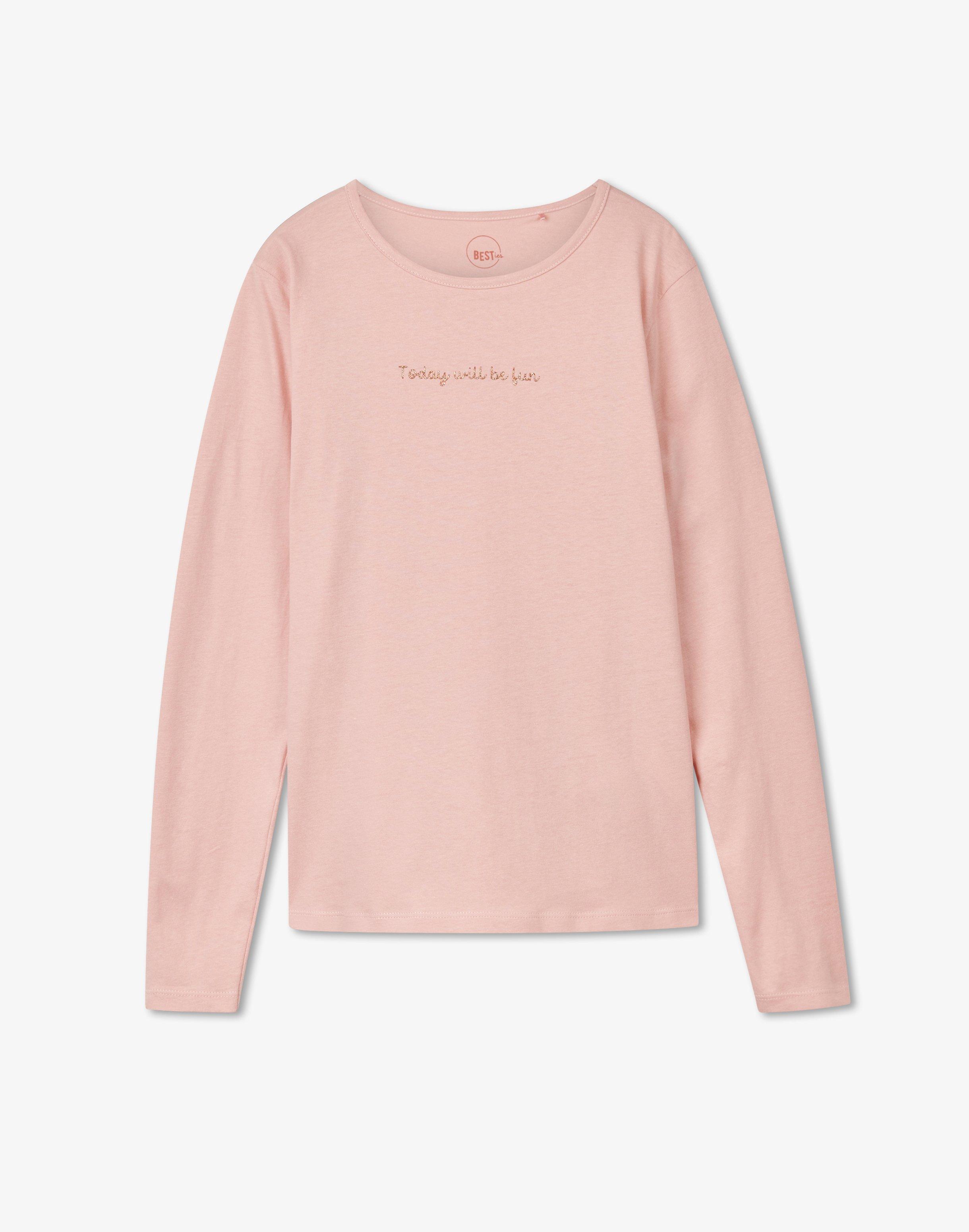 T-shirts - Longsleeve met opschrift BESTies