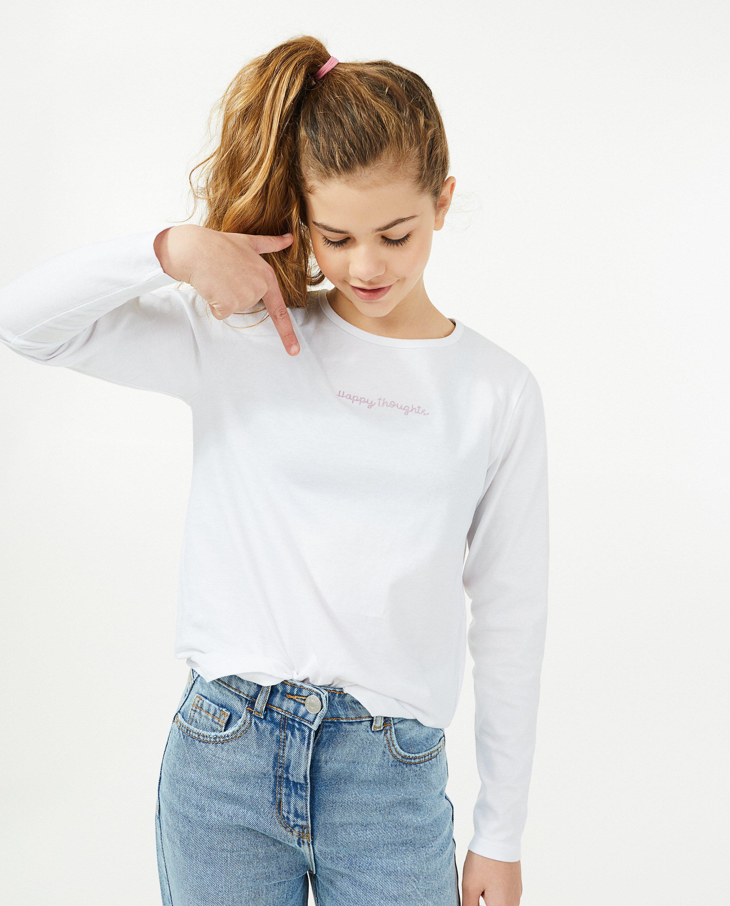 T-shirts - Longsleeve met opschrift BESTies