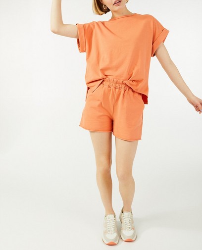 Oranje sweatshort Ella Italia Oranje sweatshort Ella Italia