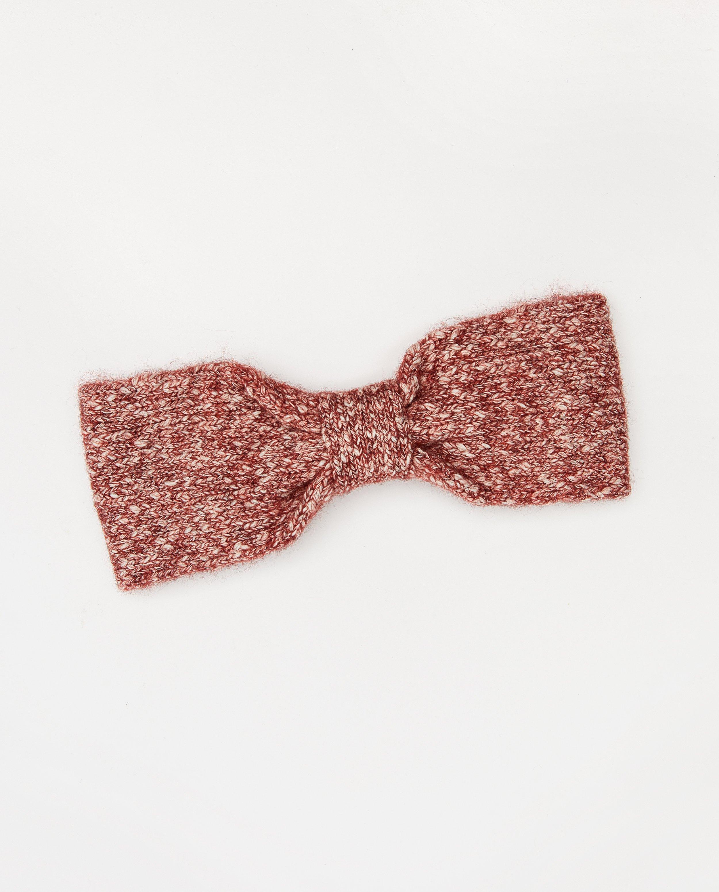 Bandeau rouge et blanc avec nœud - chiné - Cuddles and Smiles