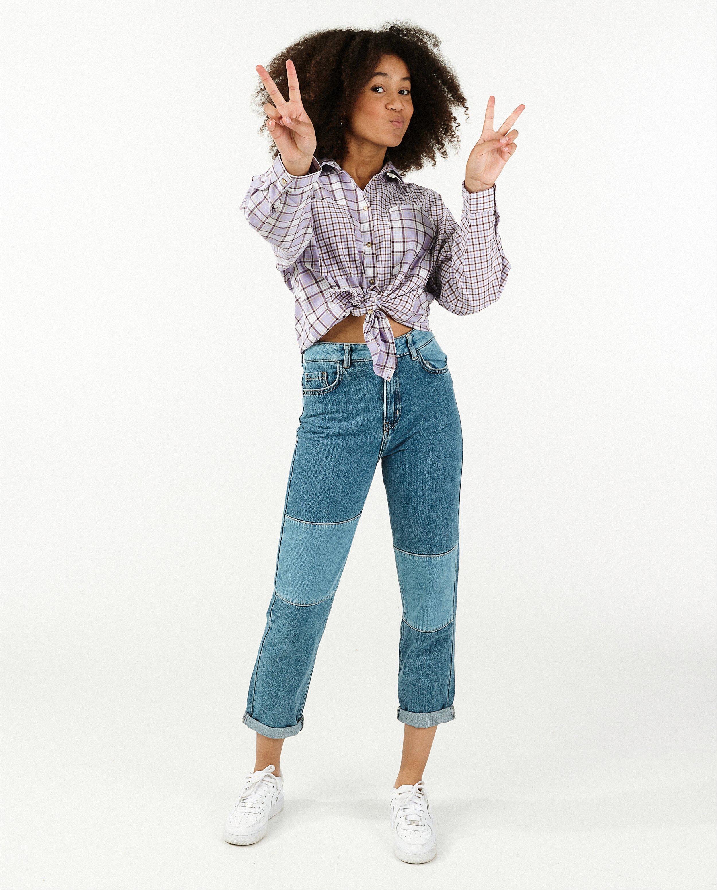 Mom jeans Renee met 2 kleuren - null - Groggy