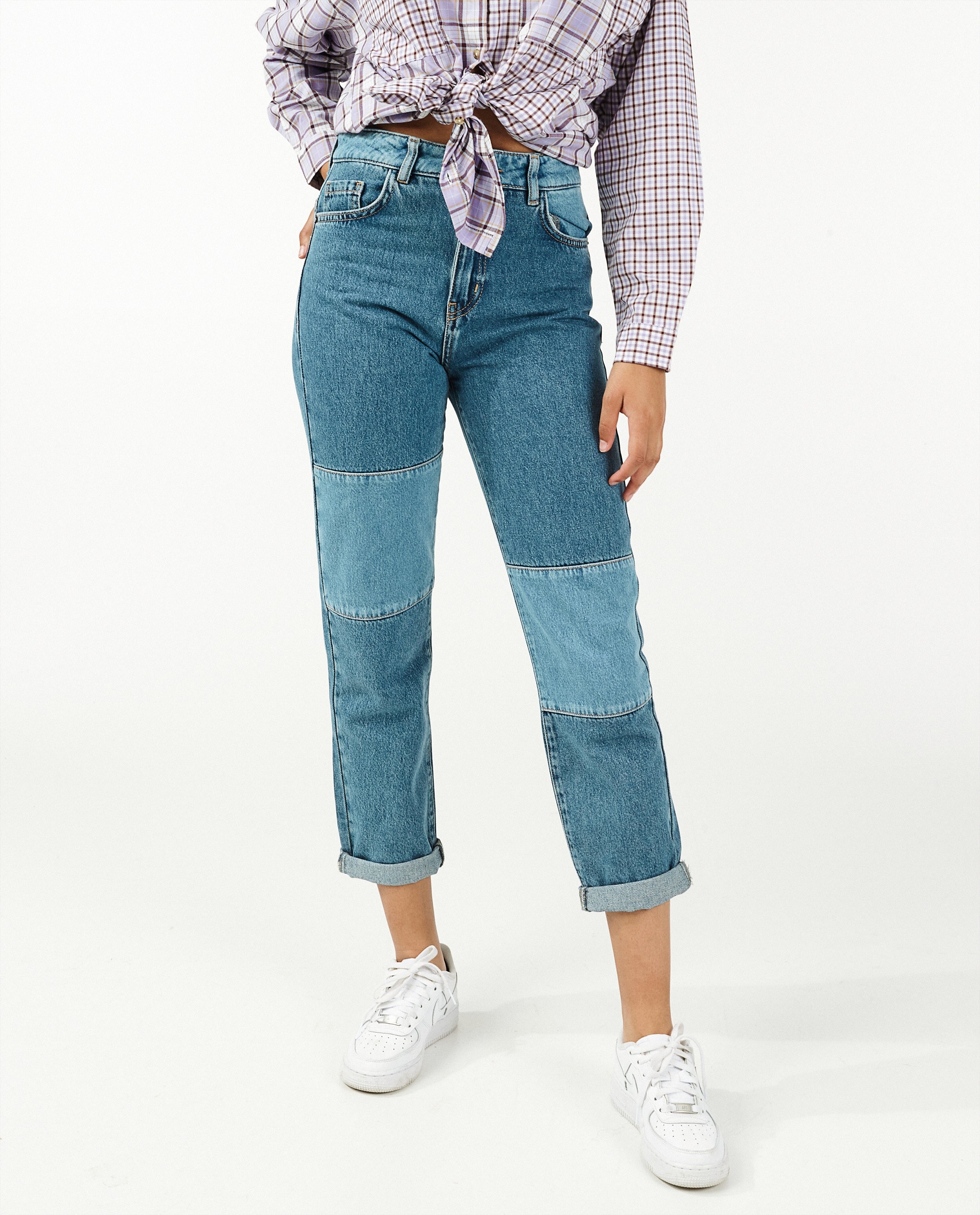 trog Afgeschaft gevolgtrekking Mom jeans Renee met 2 kleuren met hoge taille Groggy | JBC België België