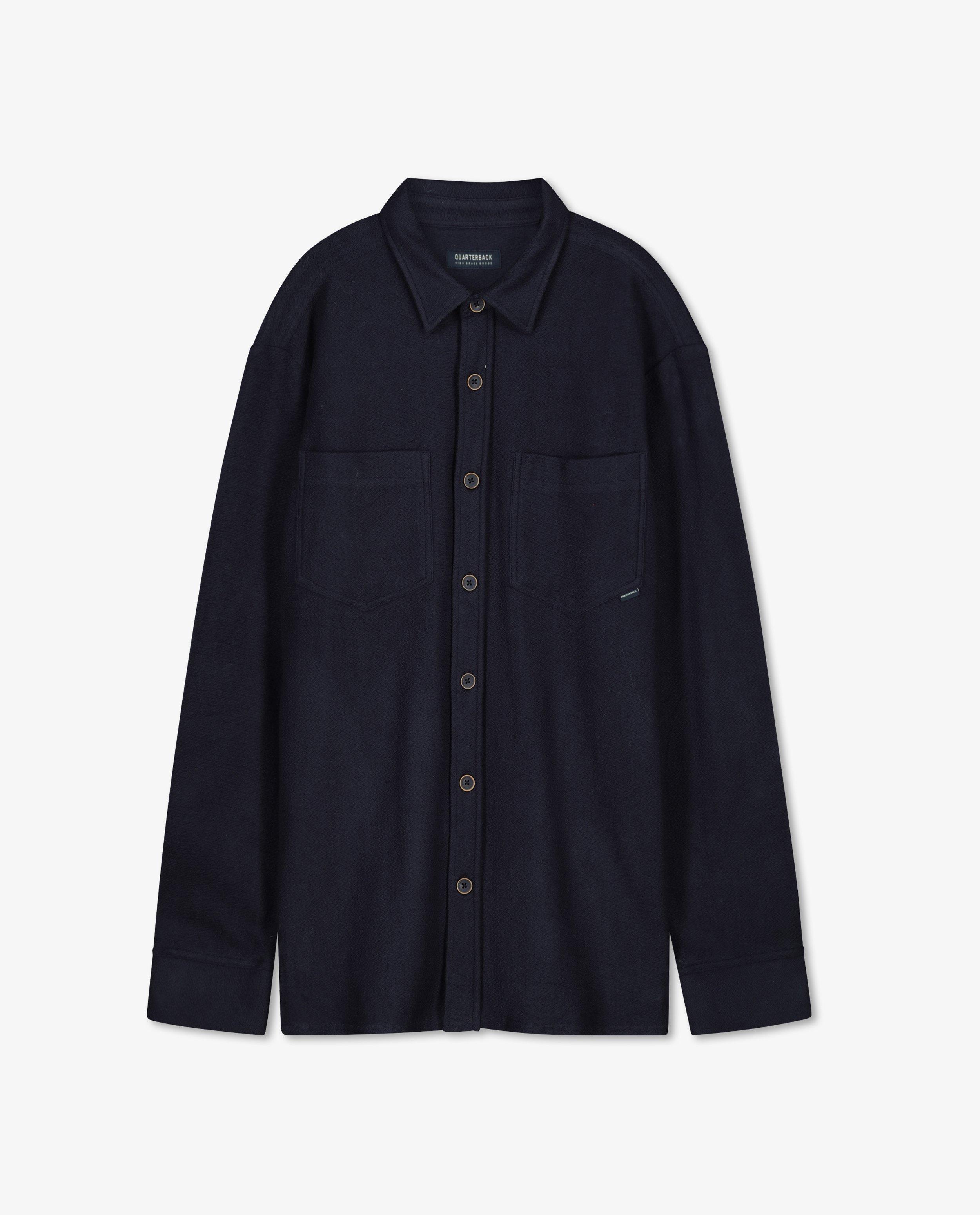 Chemises - Chemise bleu foncé en coton