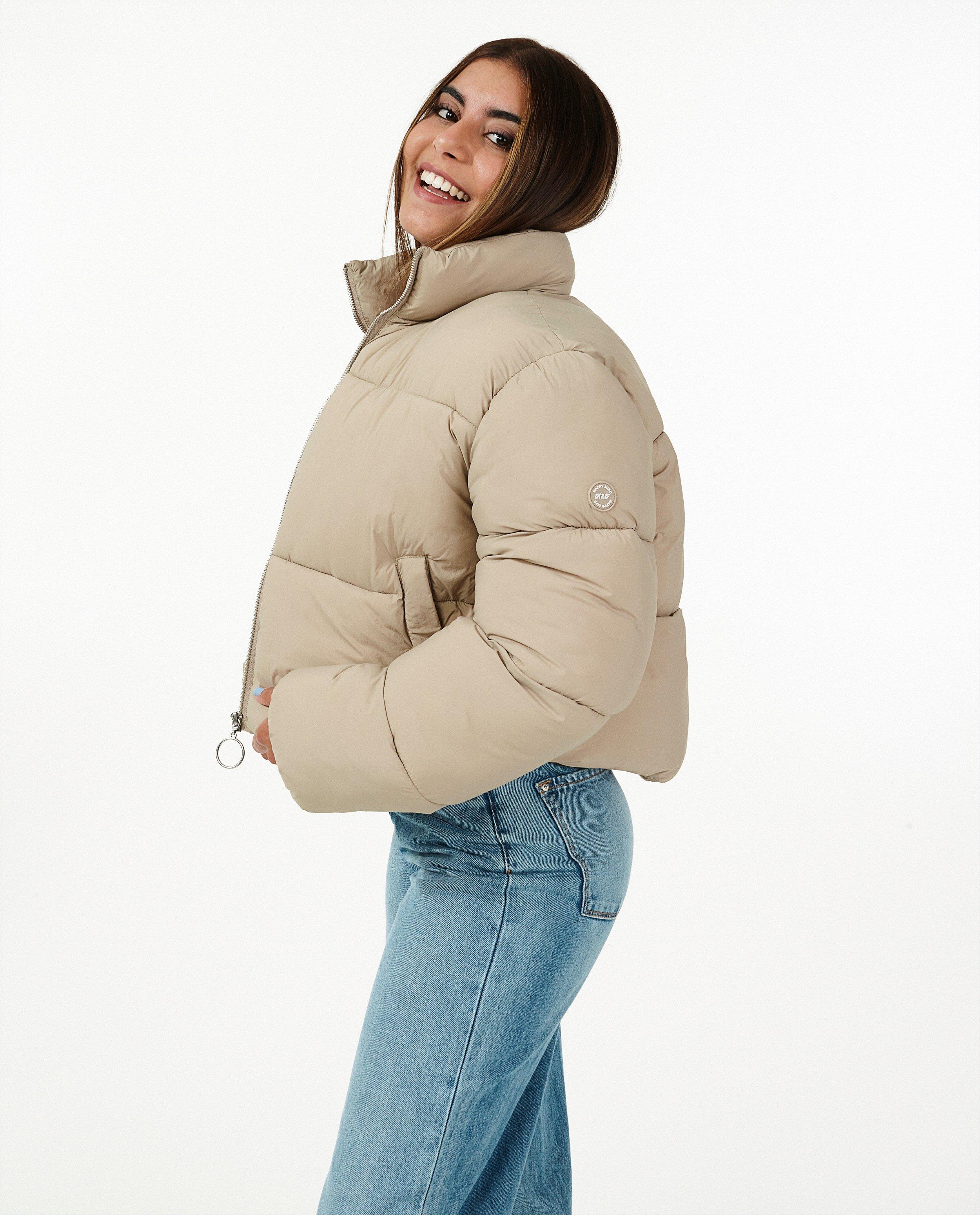 Donsjassen - Cropped puffer jacket Nour en Fatma