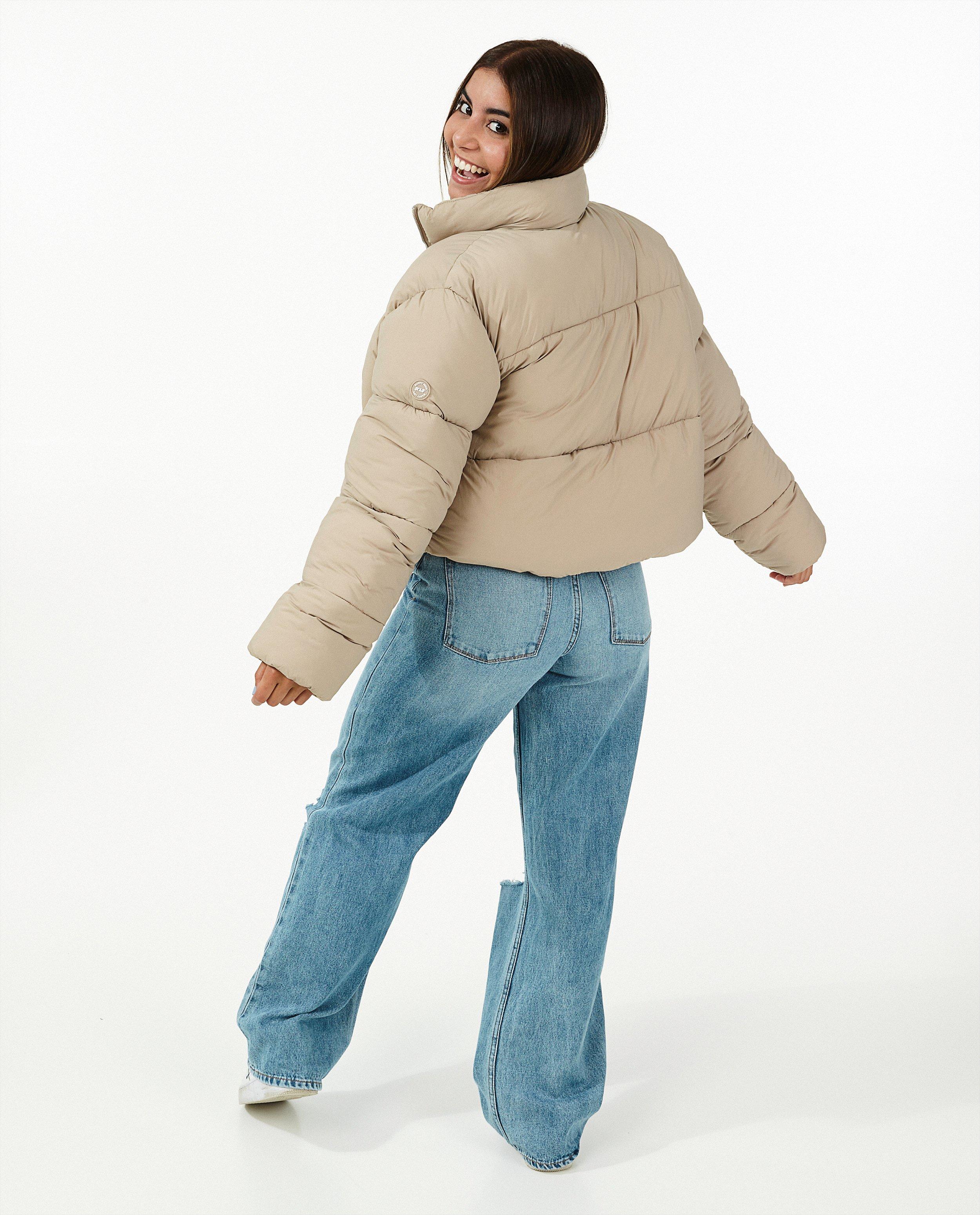 Donsjassen - Cropped puffer jacket Nour en Fatma