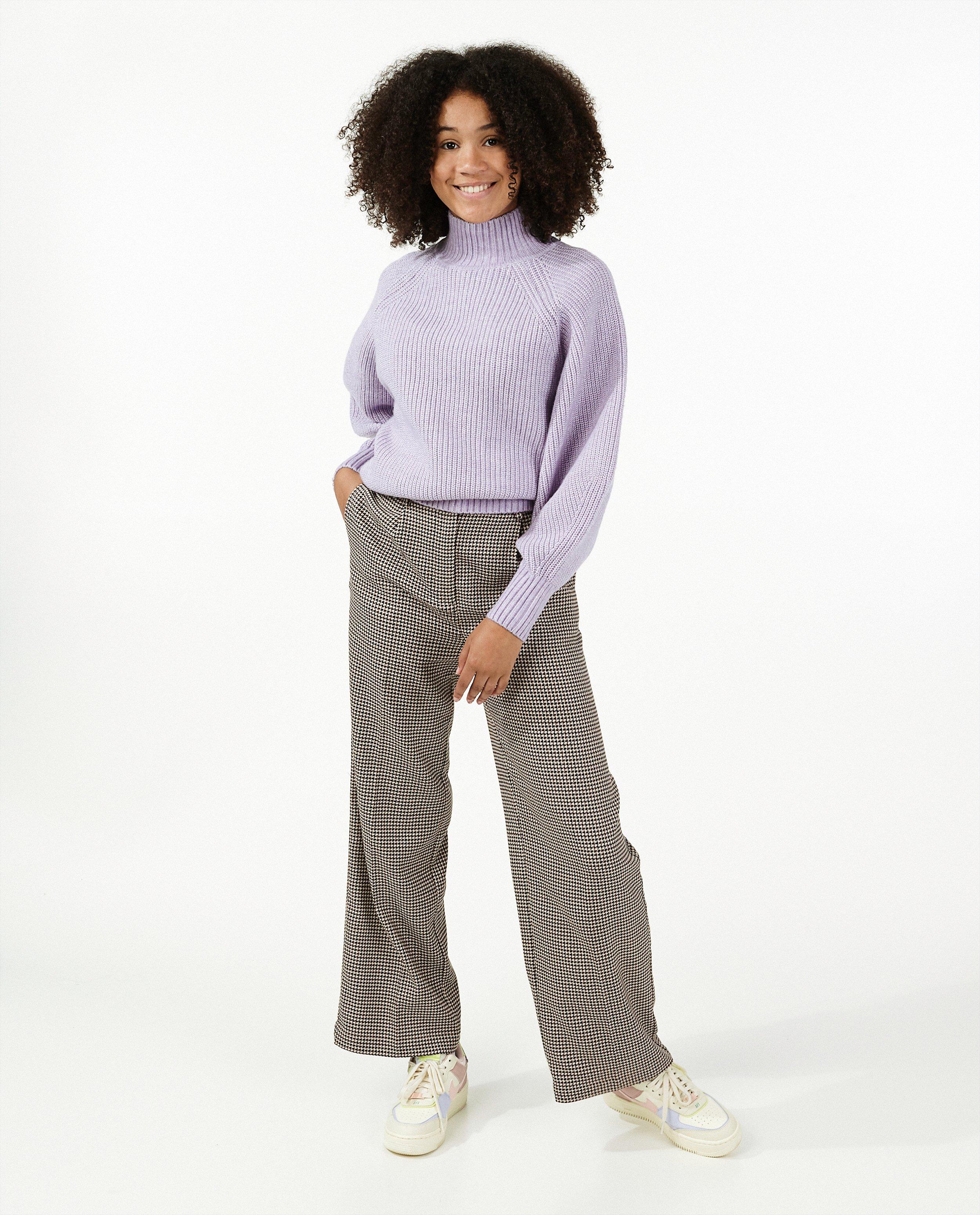 Bruine broek met print - allover - Groggy
