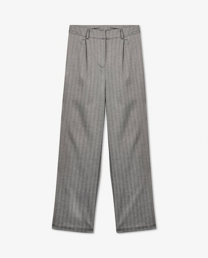 Grijze broek met strepen Grijze broek met strepen