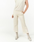 Pantalons - Pantalon blanc en velours côtelé Sora