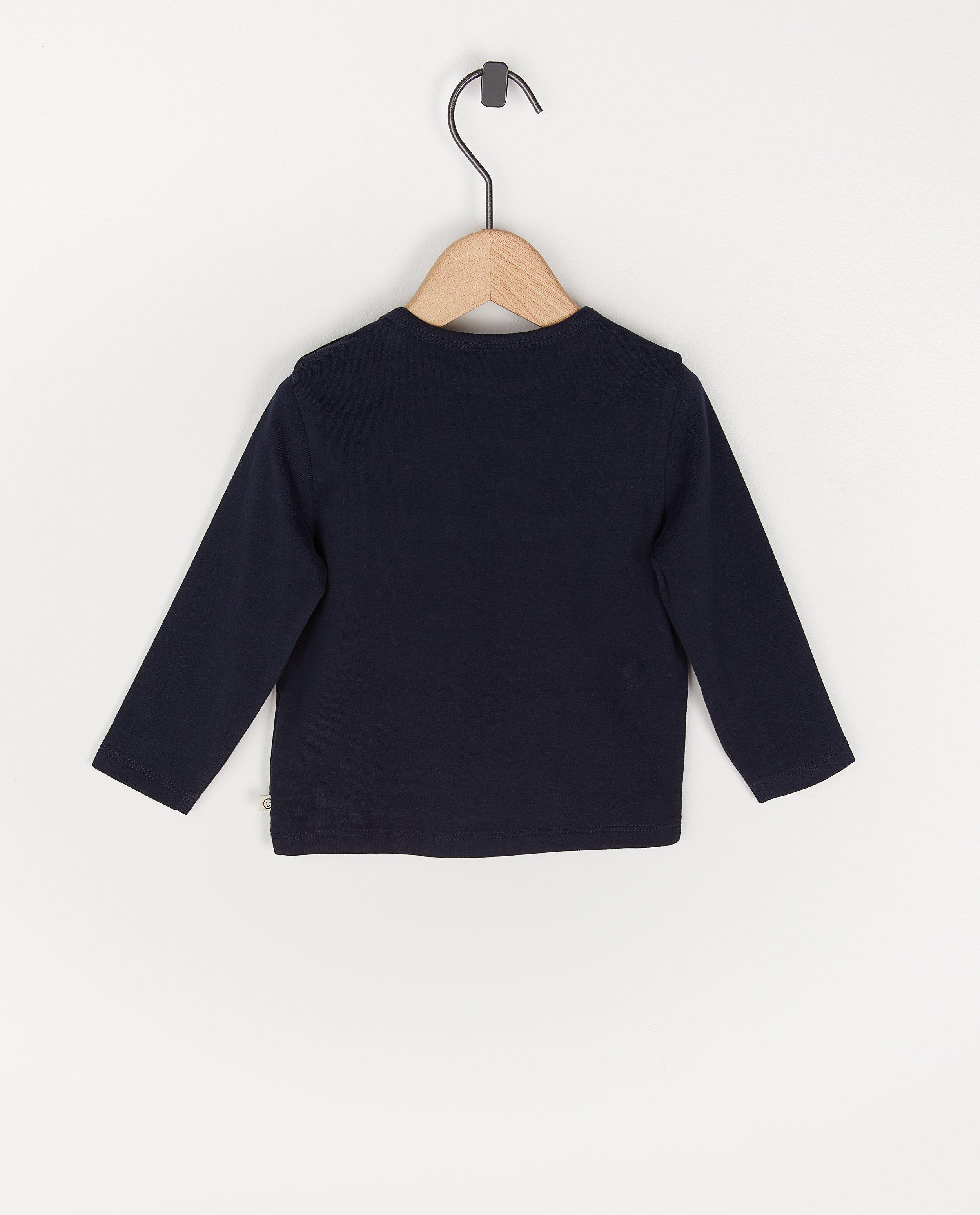 T-shirts - Beige longsleeve met FR opschrift