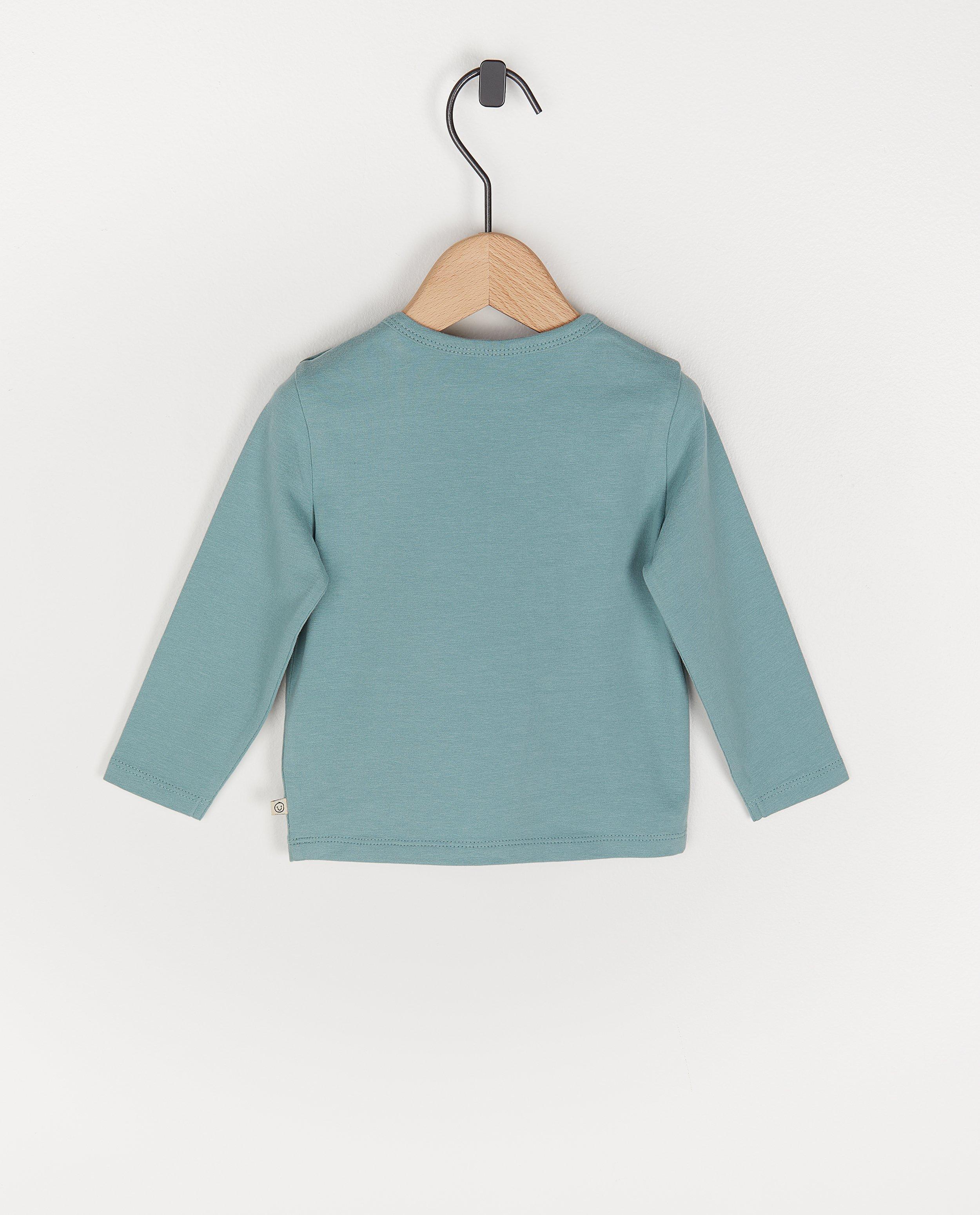 T-shirts - Beige longsleeve met FR opschrift