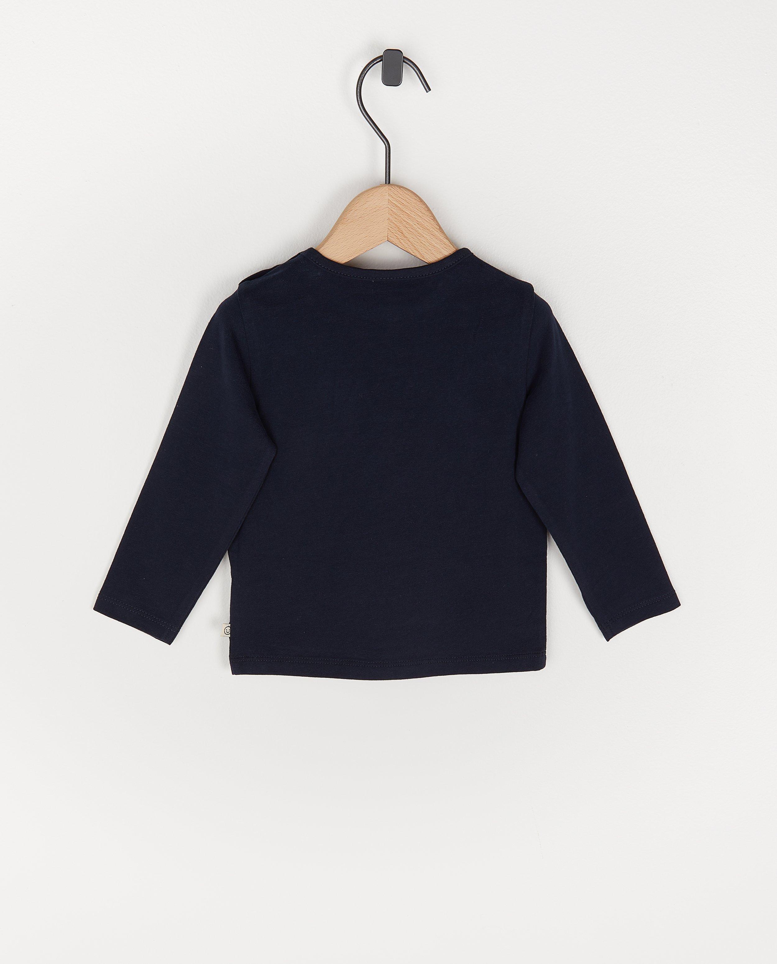 T-shirts - Beige longsleeve met NL opschrift