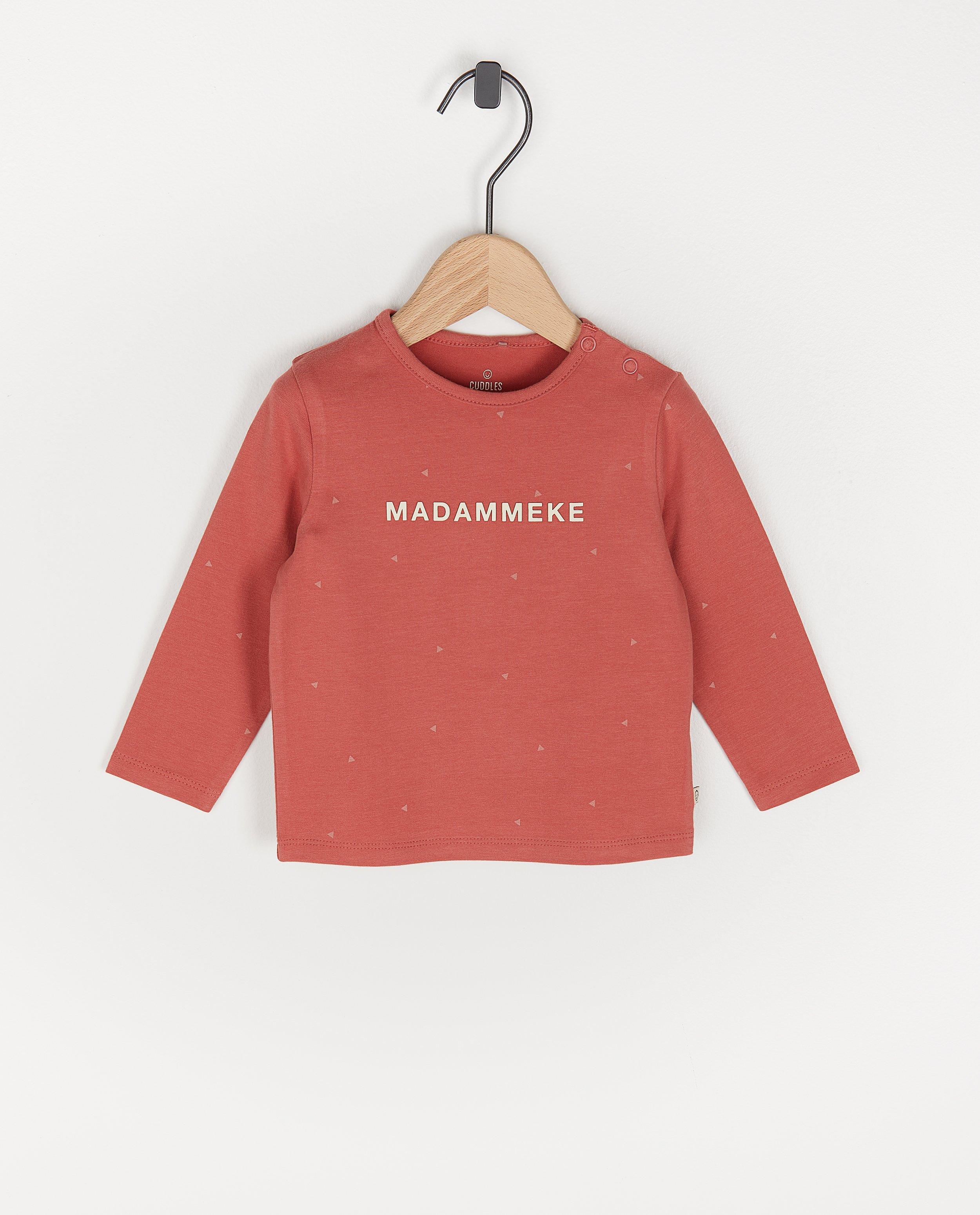 Roze longsleeve met NL opschrift - stretch - Cuddles and Smiles