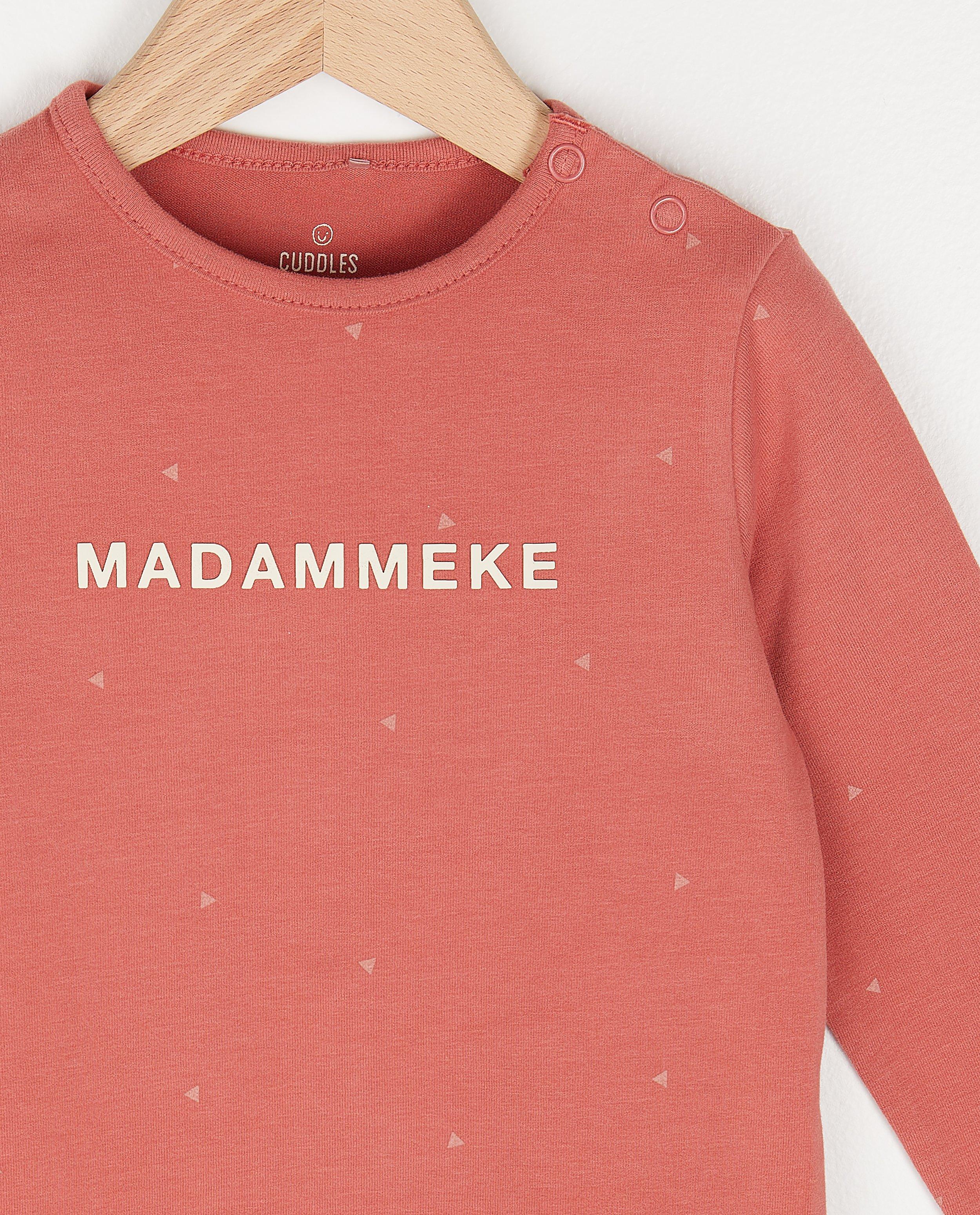 T-shirts - Beige longsleeve met NL opschrift