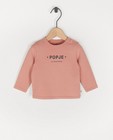 Roze longsleeve met NL opschrift - stretch - Cuddles and Smiles