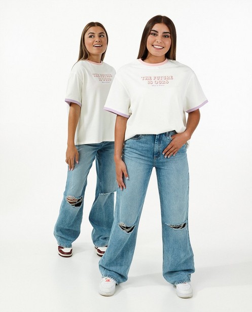 Jeans - Ripped mom jeans Nour en Fatma