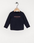 Blauwe longsleeve met FR opschrift - stretch - Cuddles and Smiles