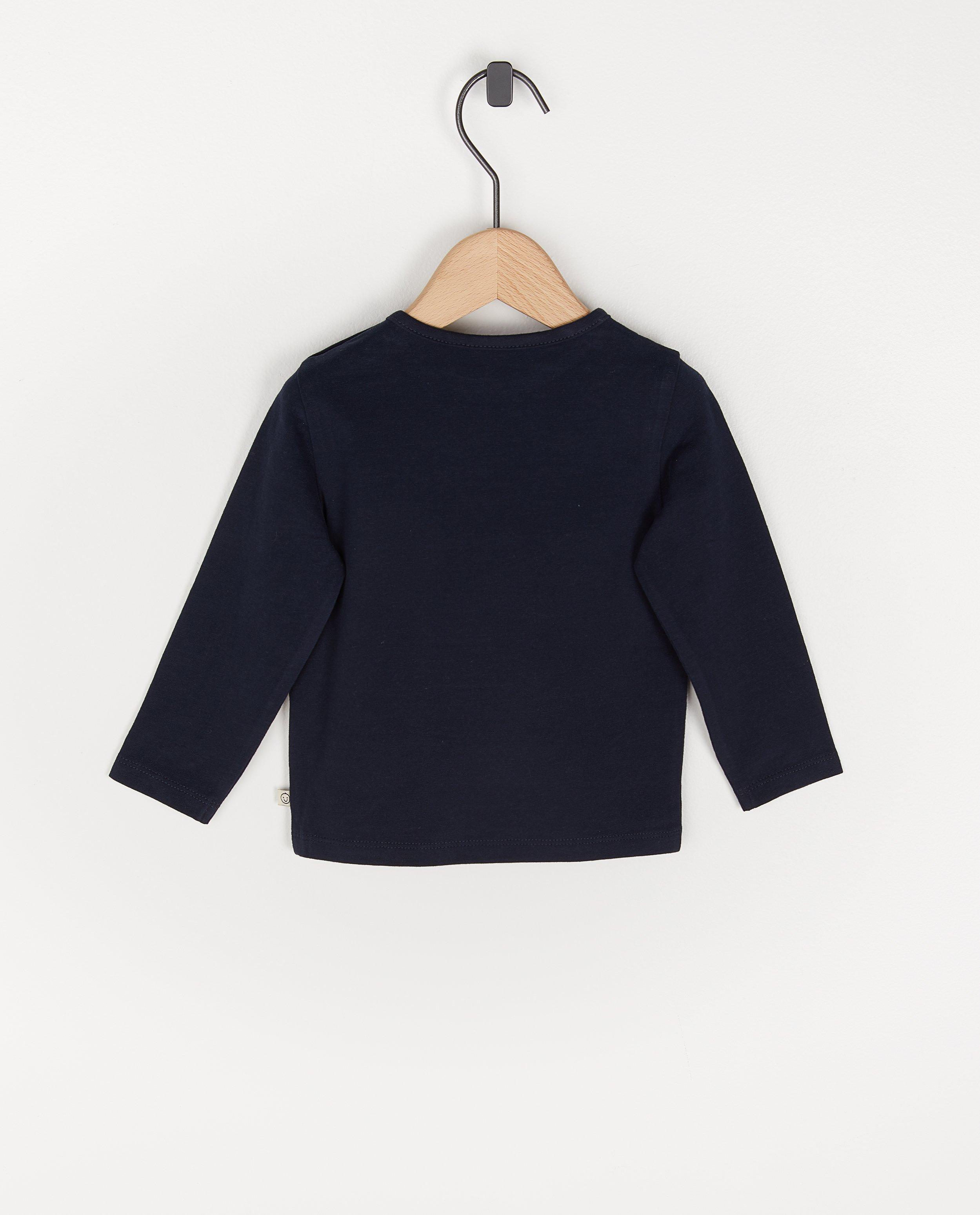 T-shirts - Beige longsleeve met FR opschrift