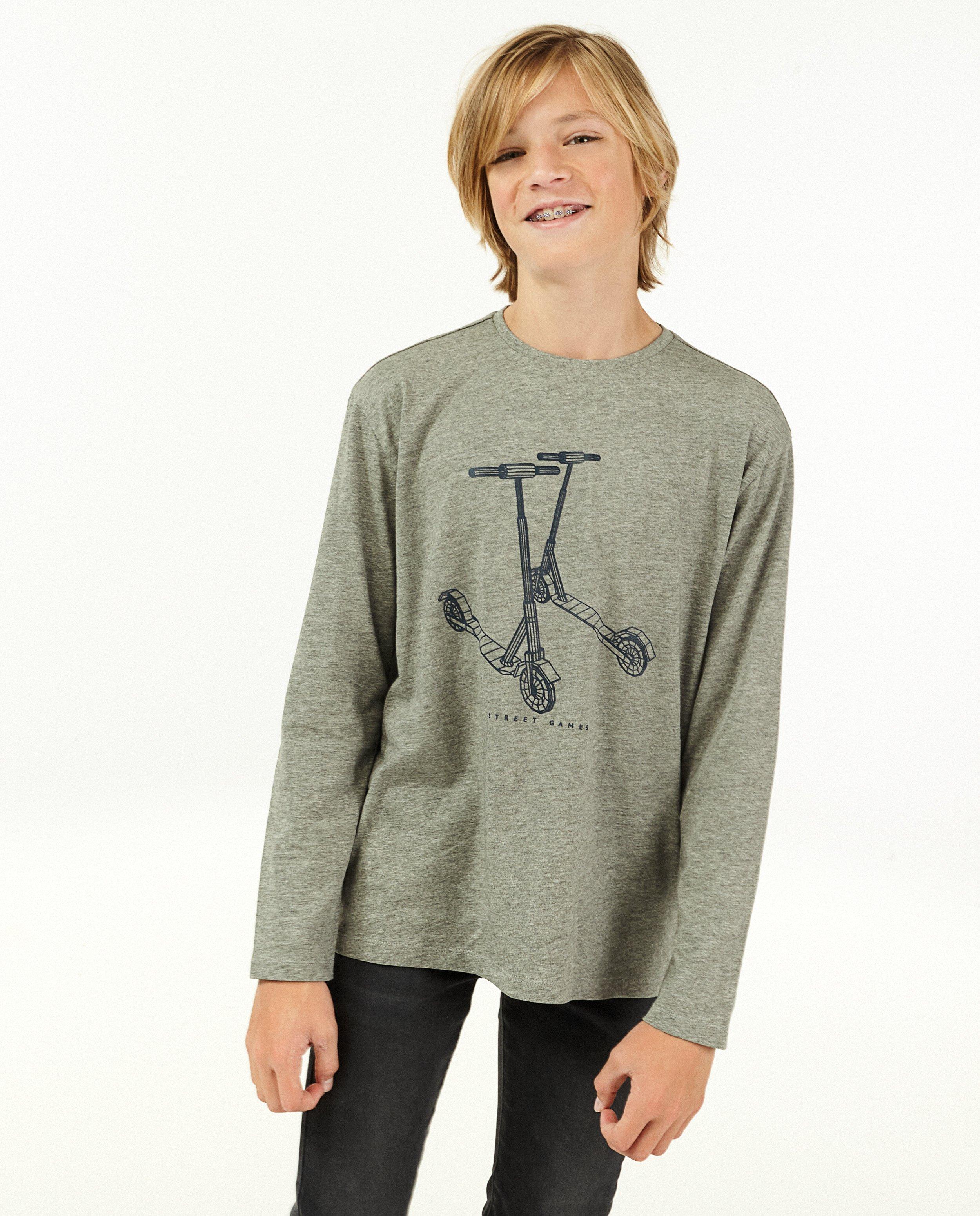 T-shirts - Longsleeve met rubberprint BESTies