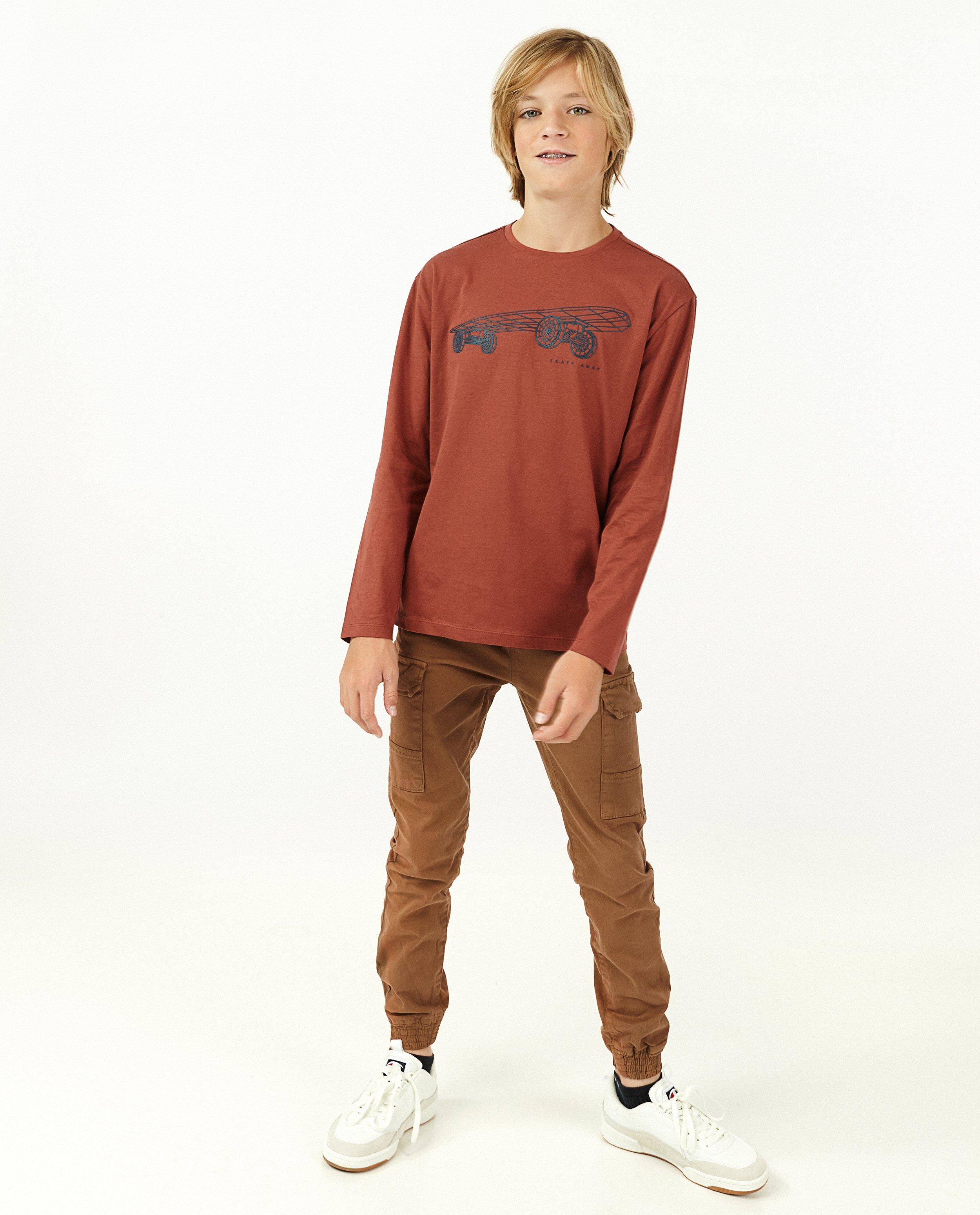 Longsleeve met rubberprint BESTies - stretch - Besties