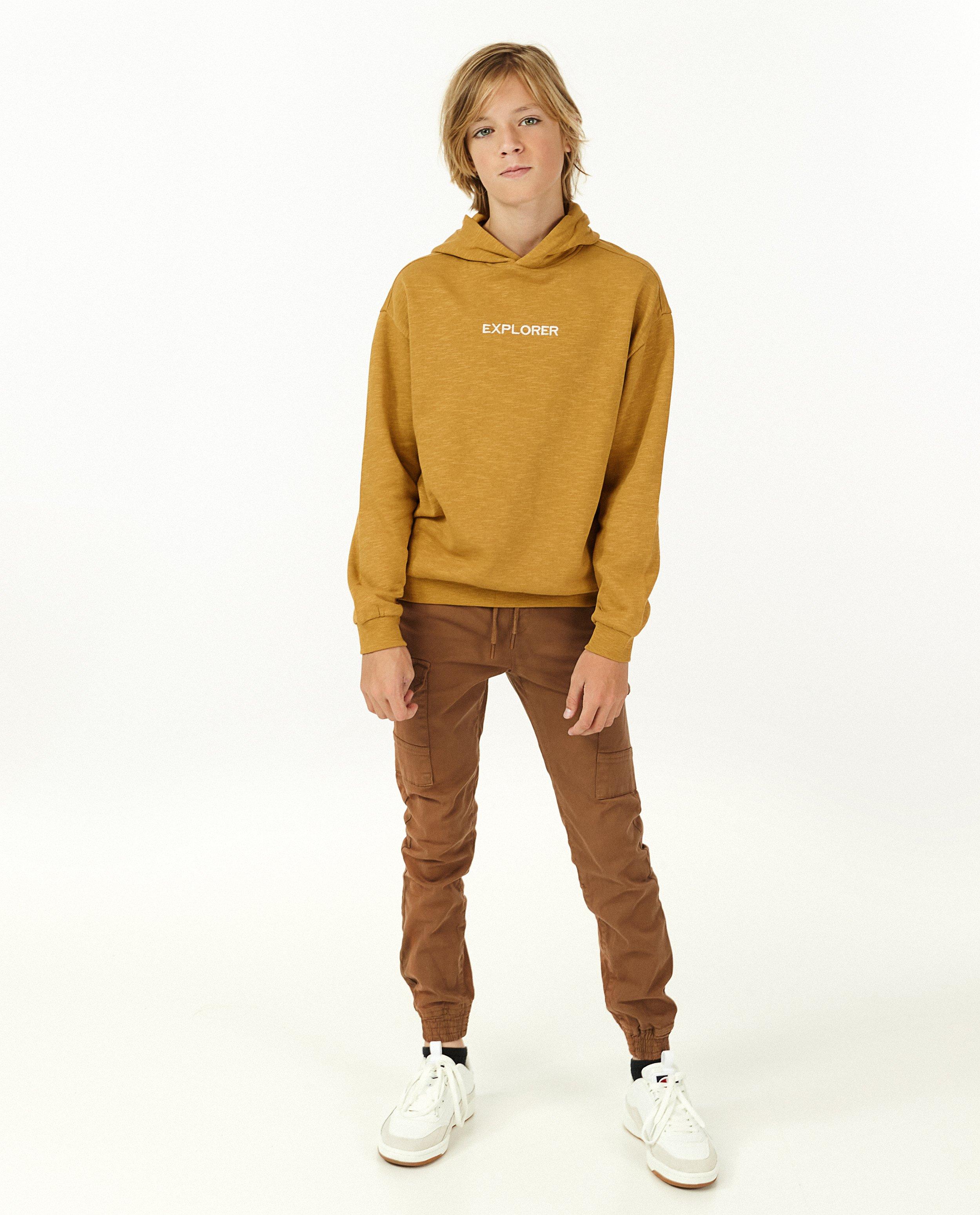 Beige hoodie met opschrift BESTies - geborduurd - Besties
