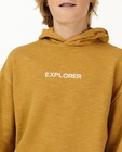 T-shirts - Beige hoodie met opschrift BESTies