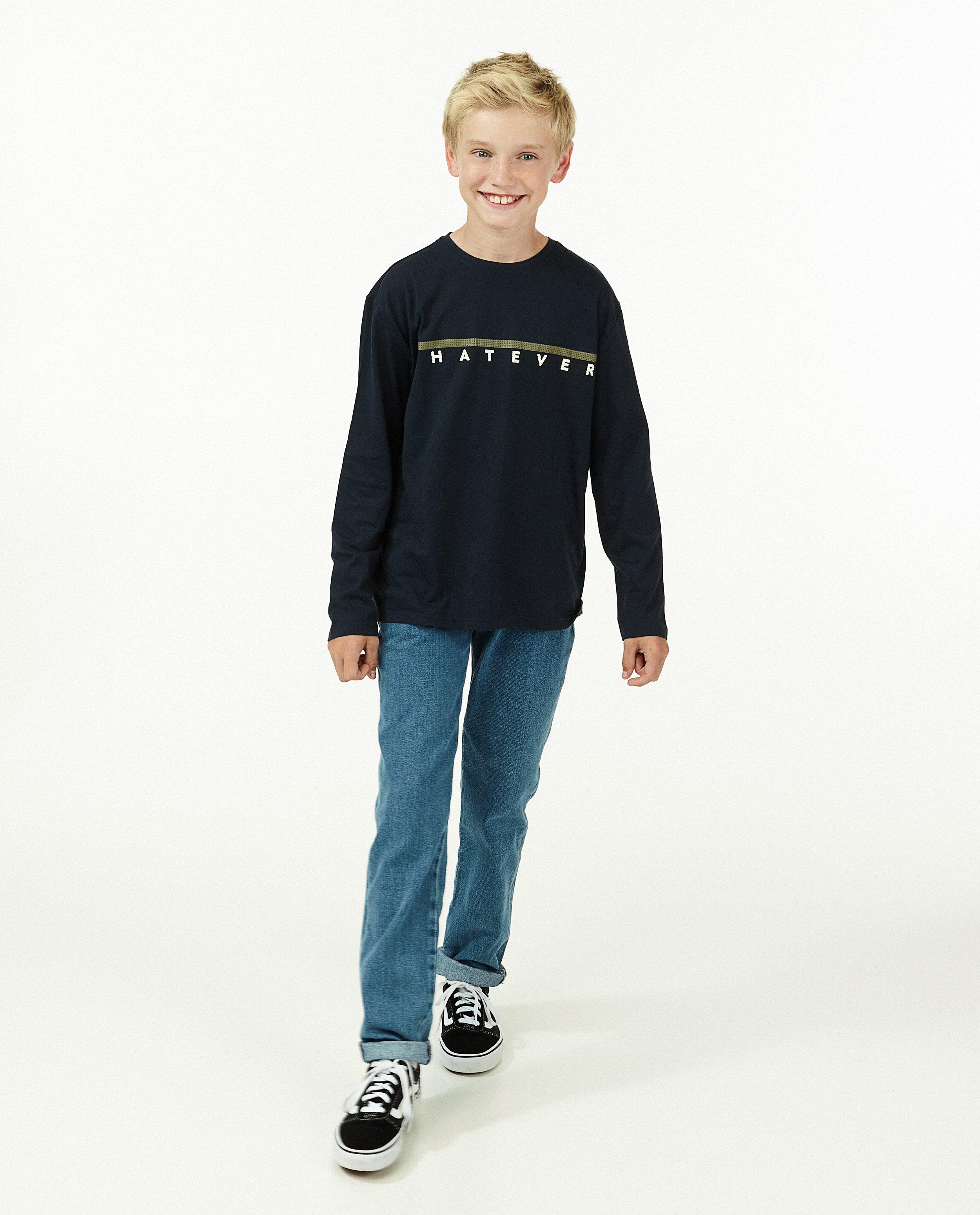 T-shirt à manches longues, imprimé BESTies - avec du stretch - Besties