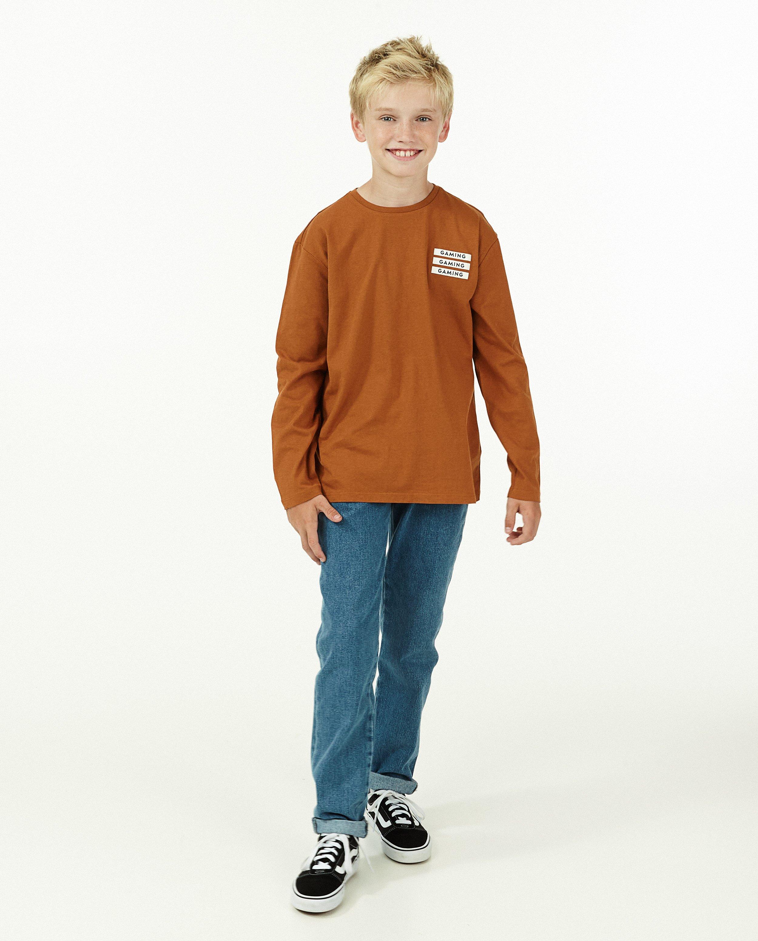 Longsleeve met print BESTies - stretch - Besties