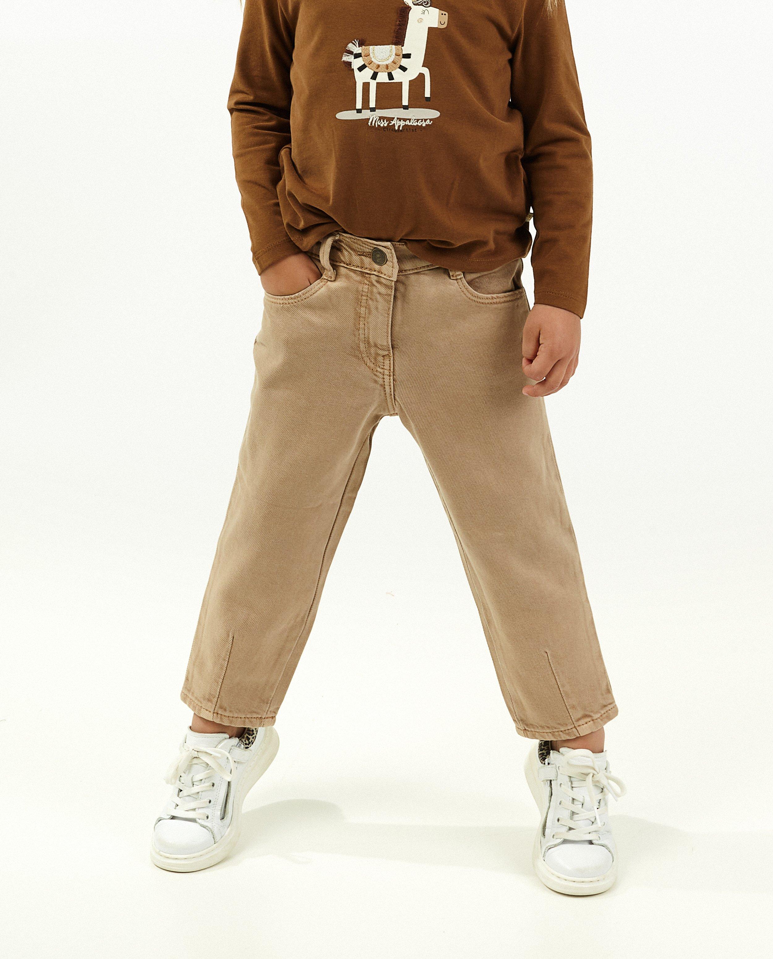 Pantalons - Pantalon mom beige