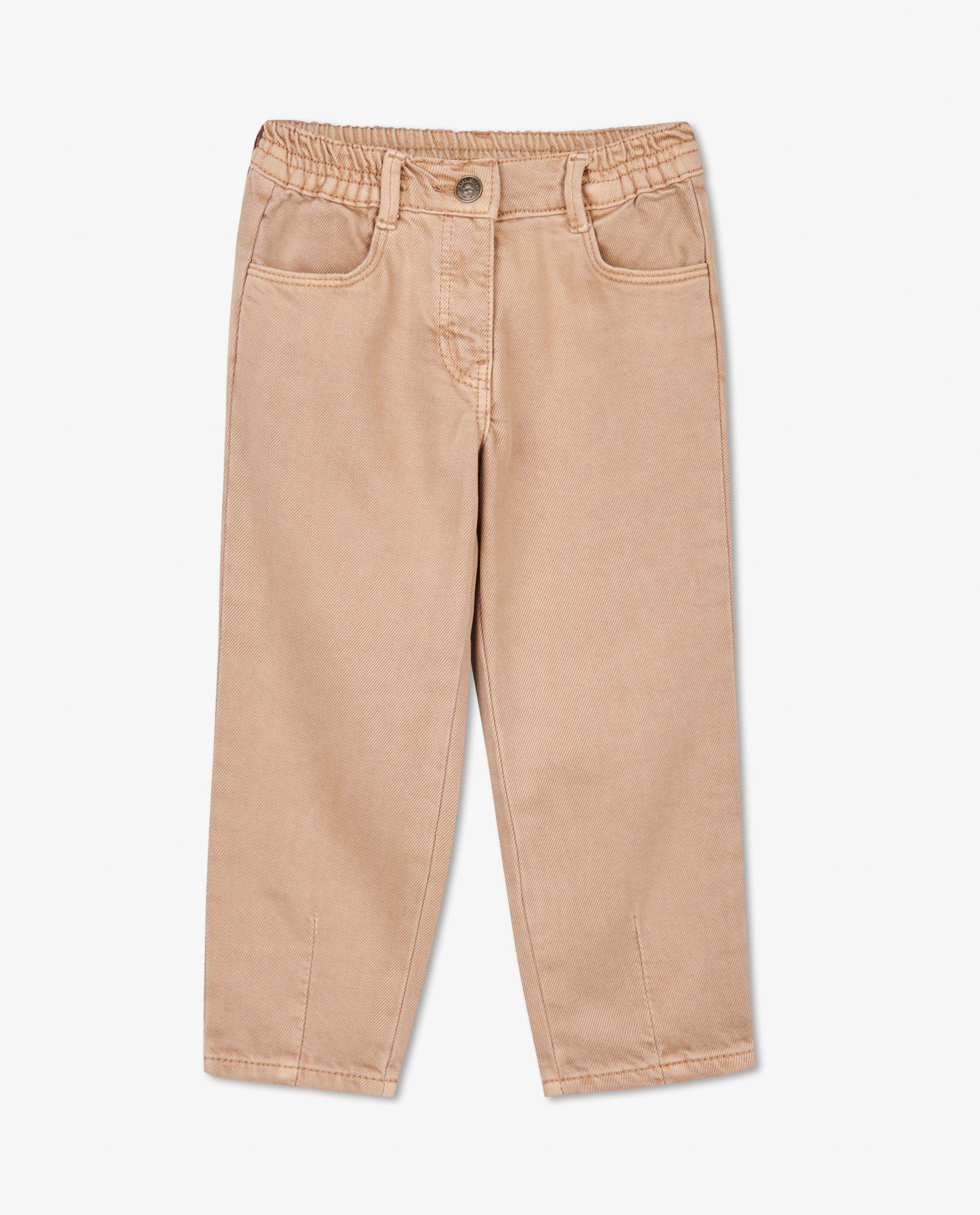 Pantalons - Pantalon mom beige