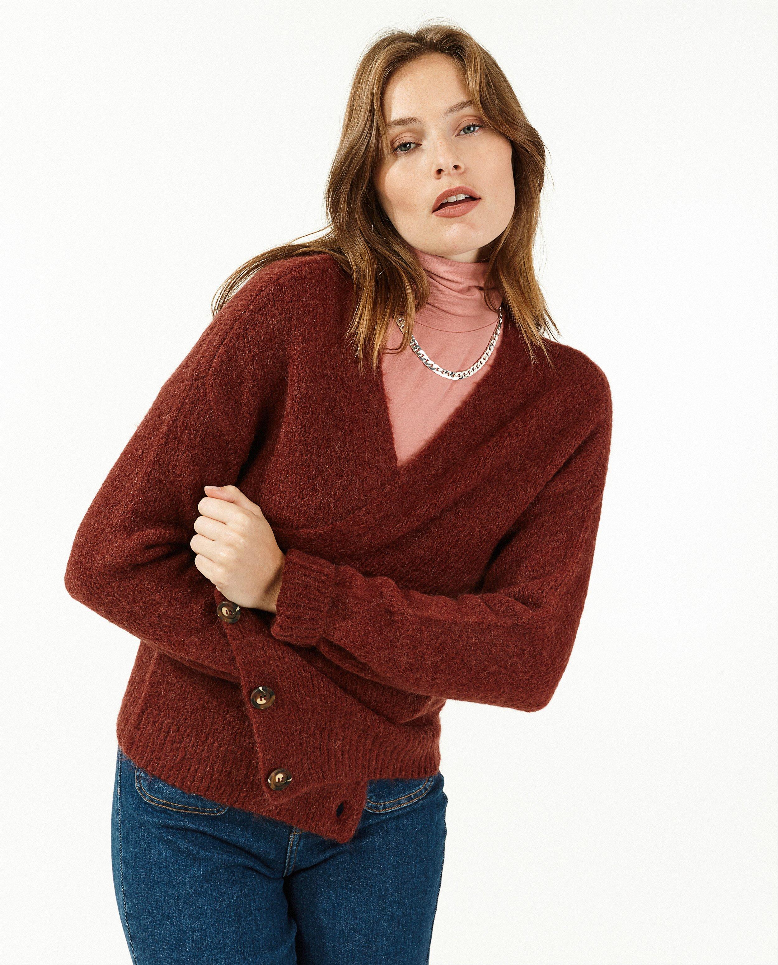Cardigans - Zwarte cardigan Sora