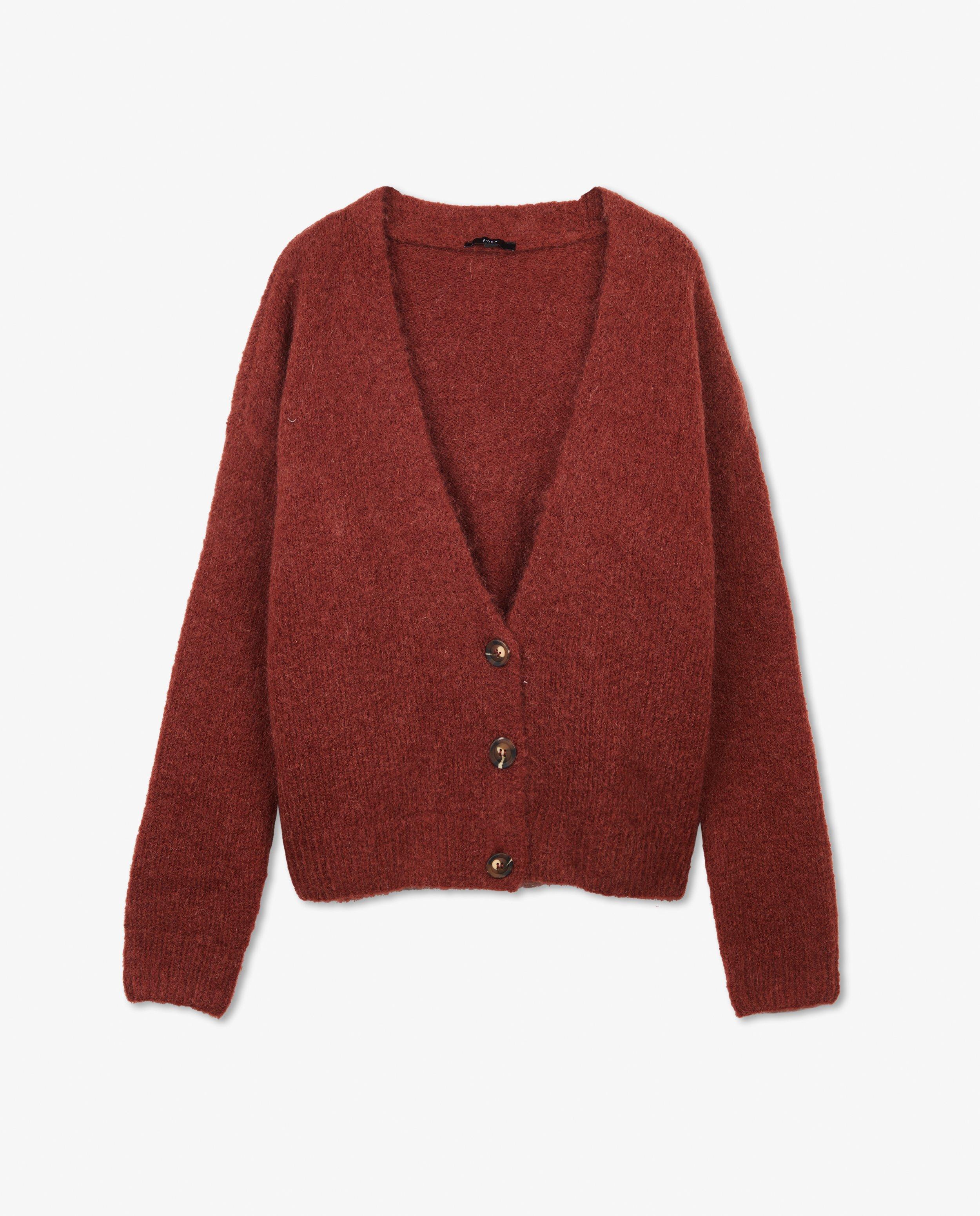 Cardigans - Zwarte cardigan Sora