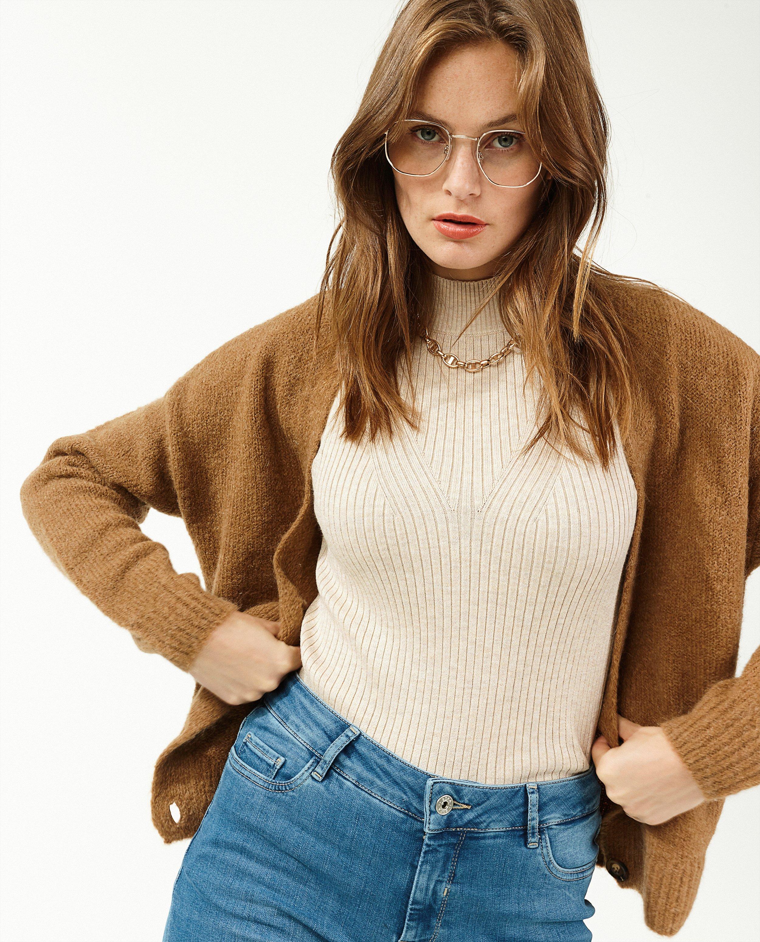 Cardigans - Zwarte cardigan Sora
