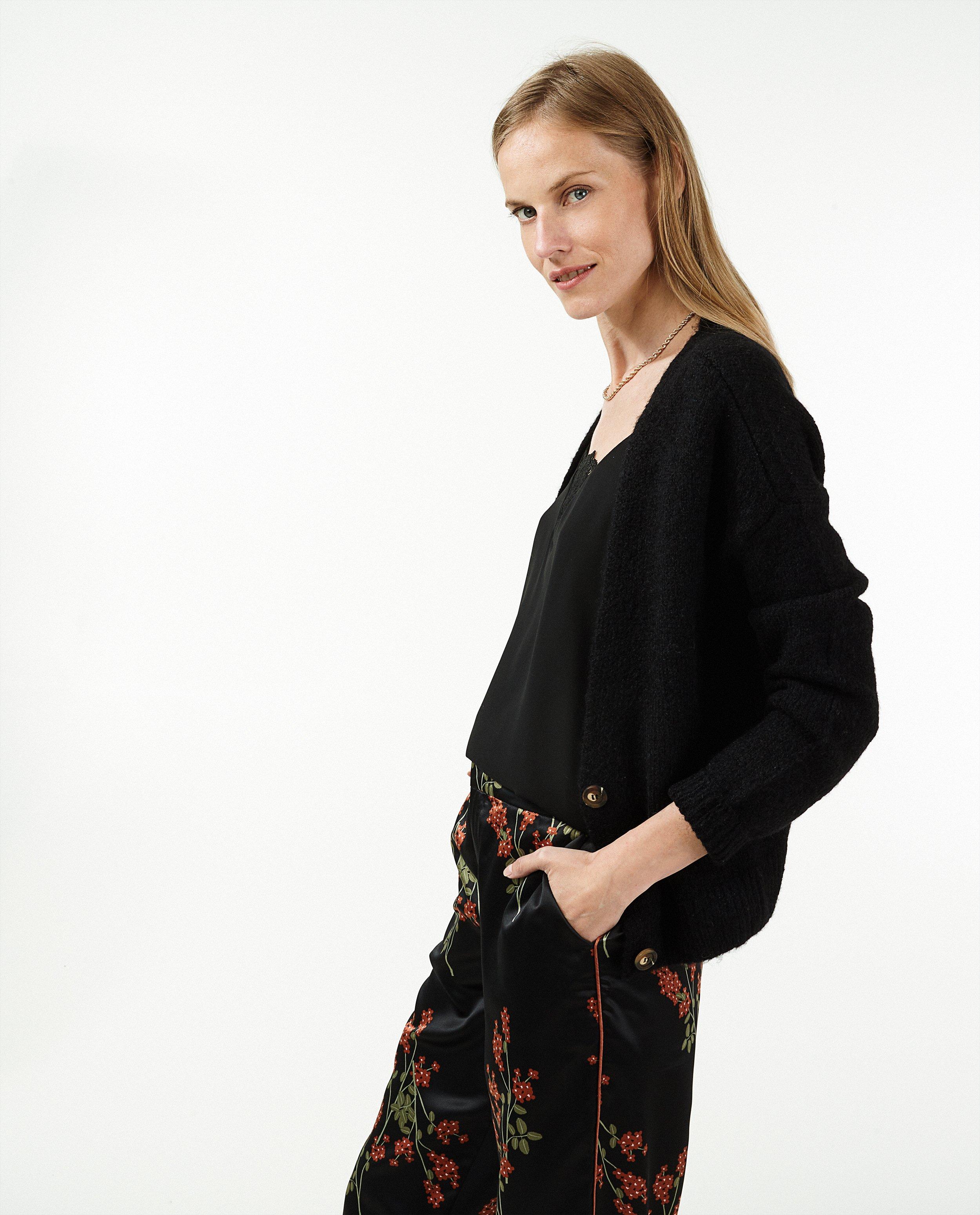 Cardigans - Cardigan noir Sora
