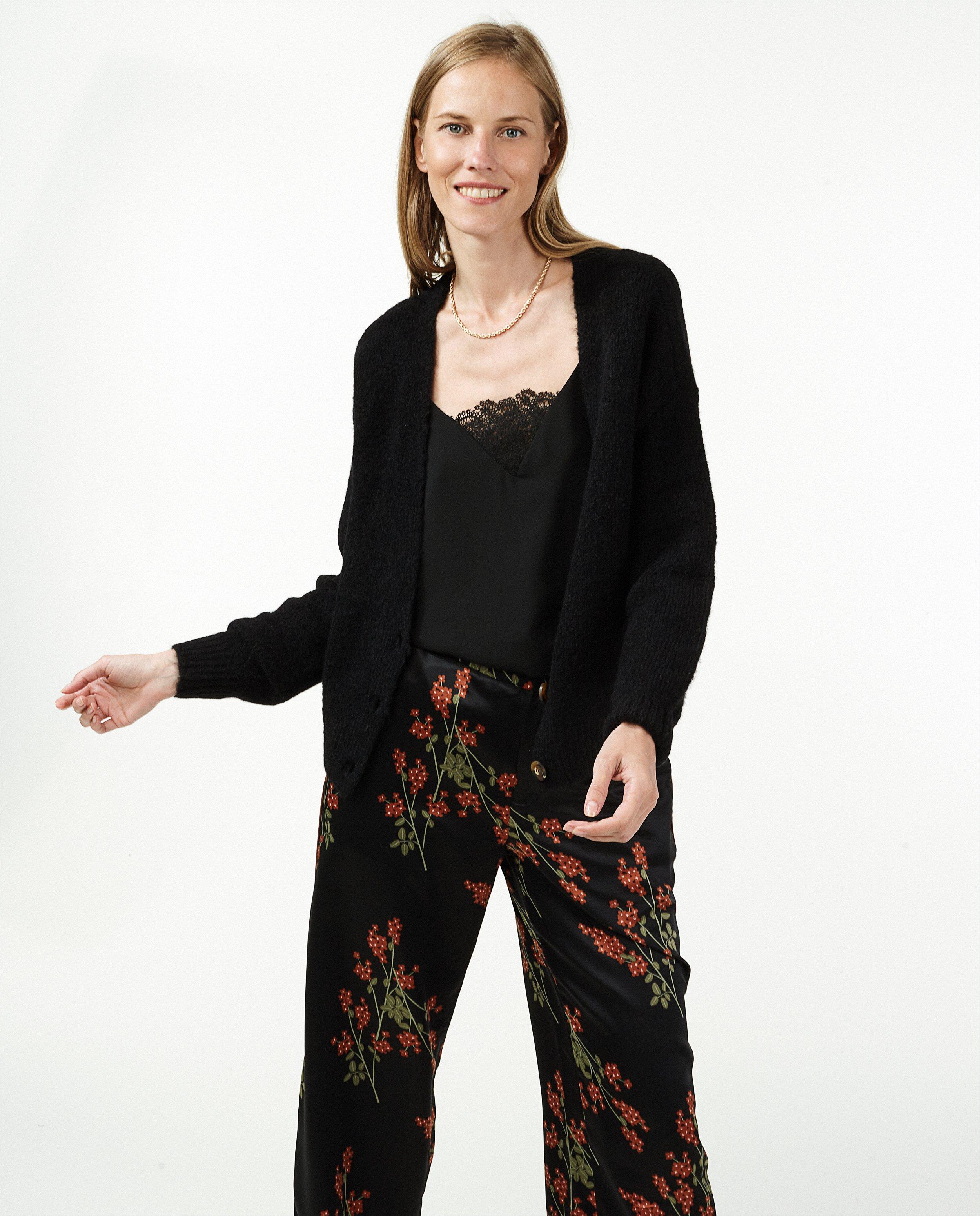 Cardigans - Cardigan noir Sora