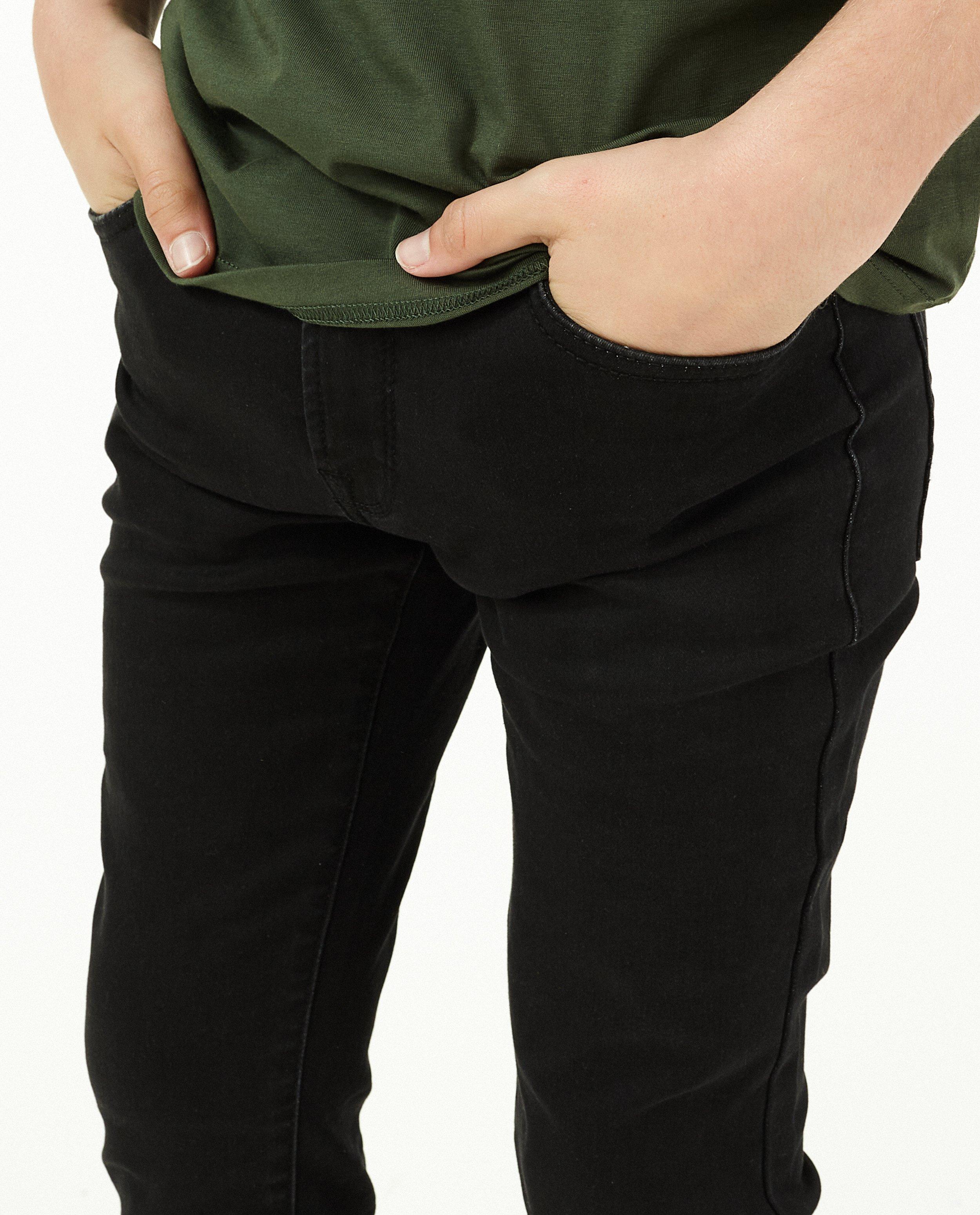 Jeans - Zwarte super skinny broek Noah