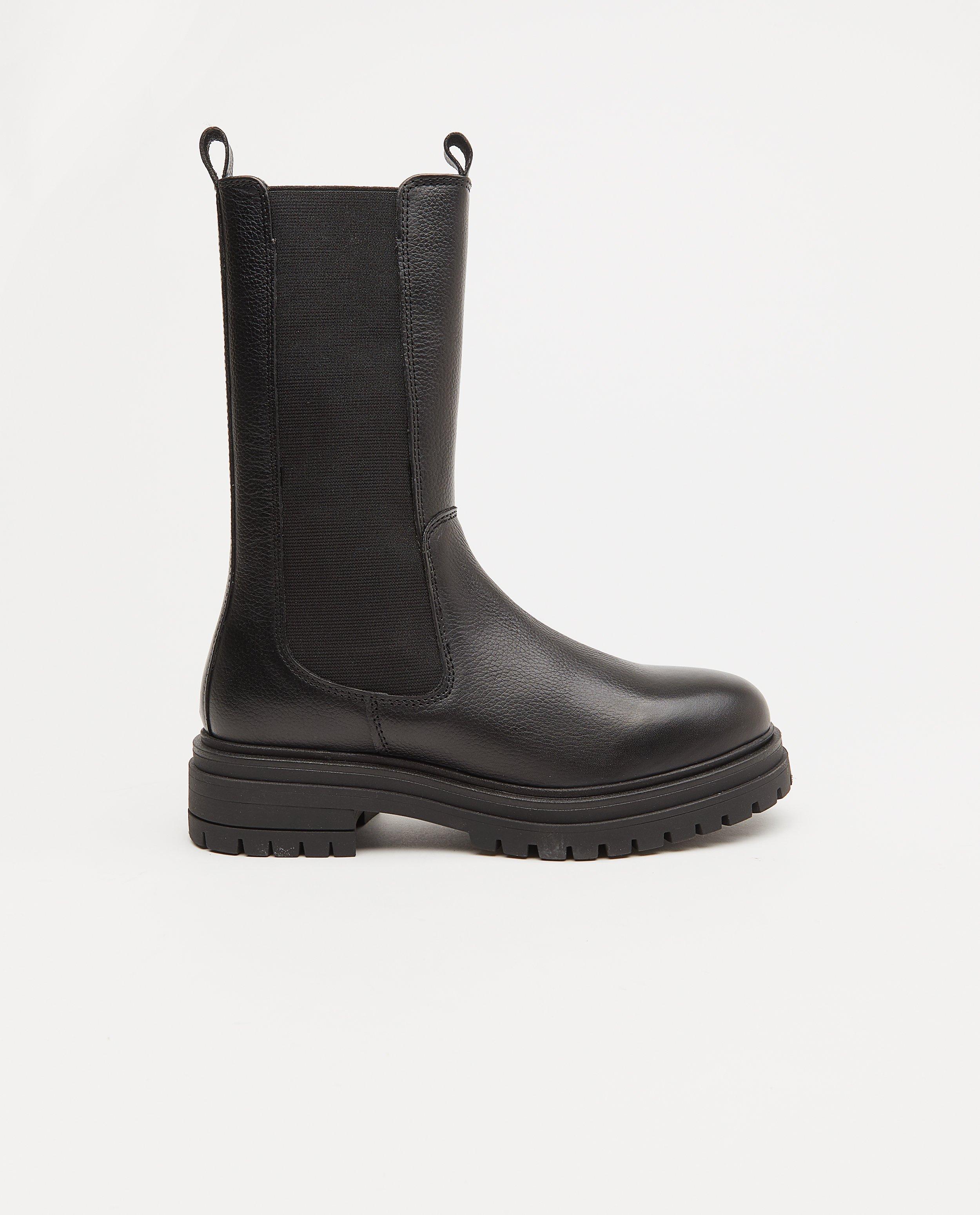 Bottes noires, pointure 36-42 - à élastique - Sora