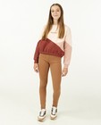 Color block sweater met opschrift - stretch - Fish & Chips