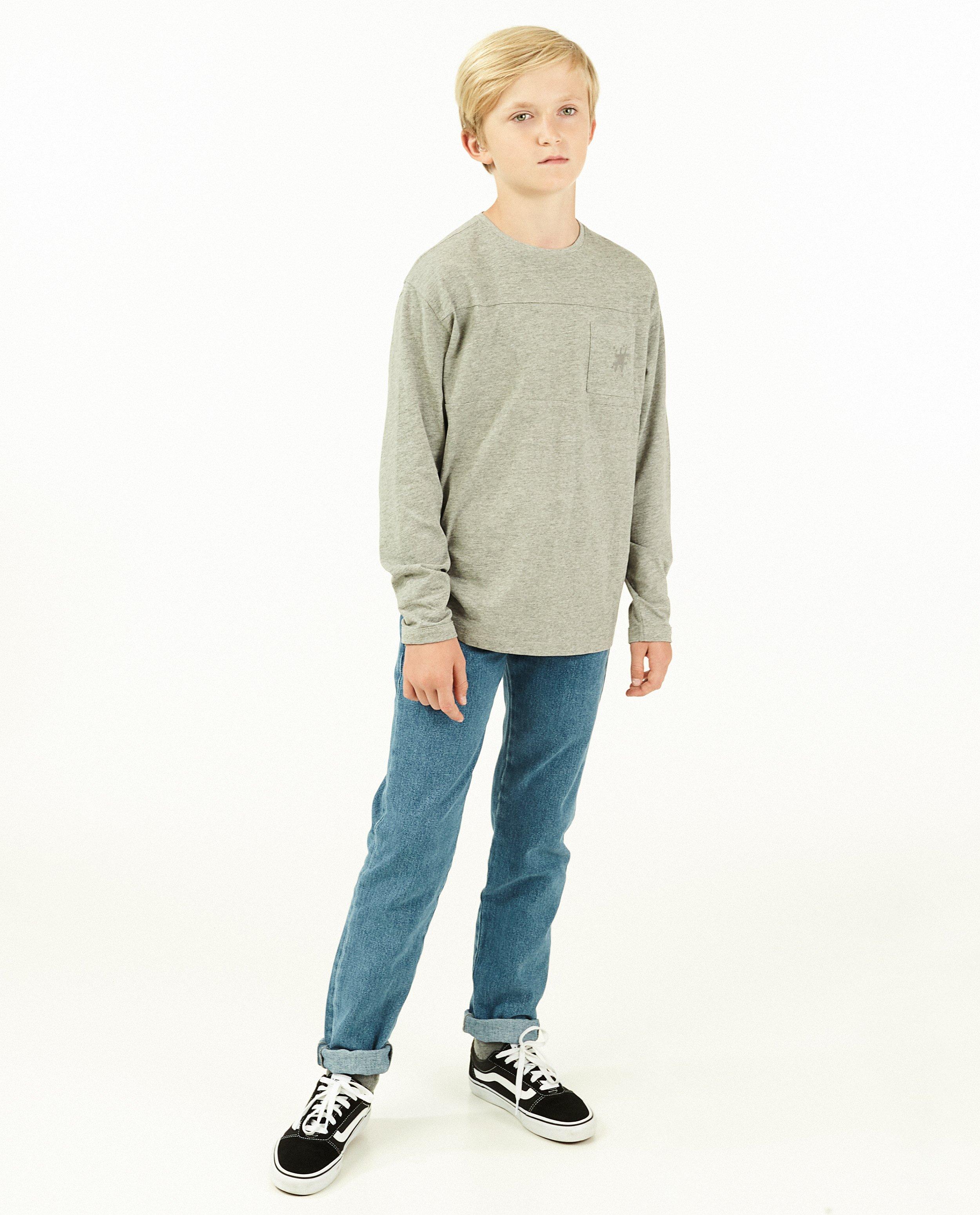 Grijze longsleeve #LikeMe - gemêleerd - Like Me
