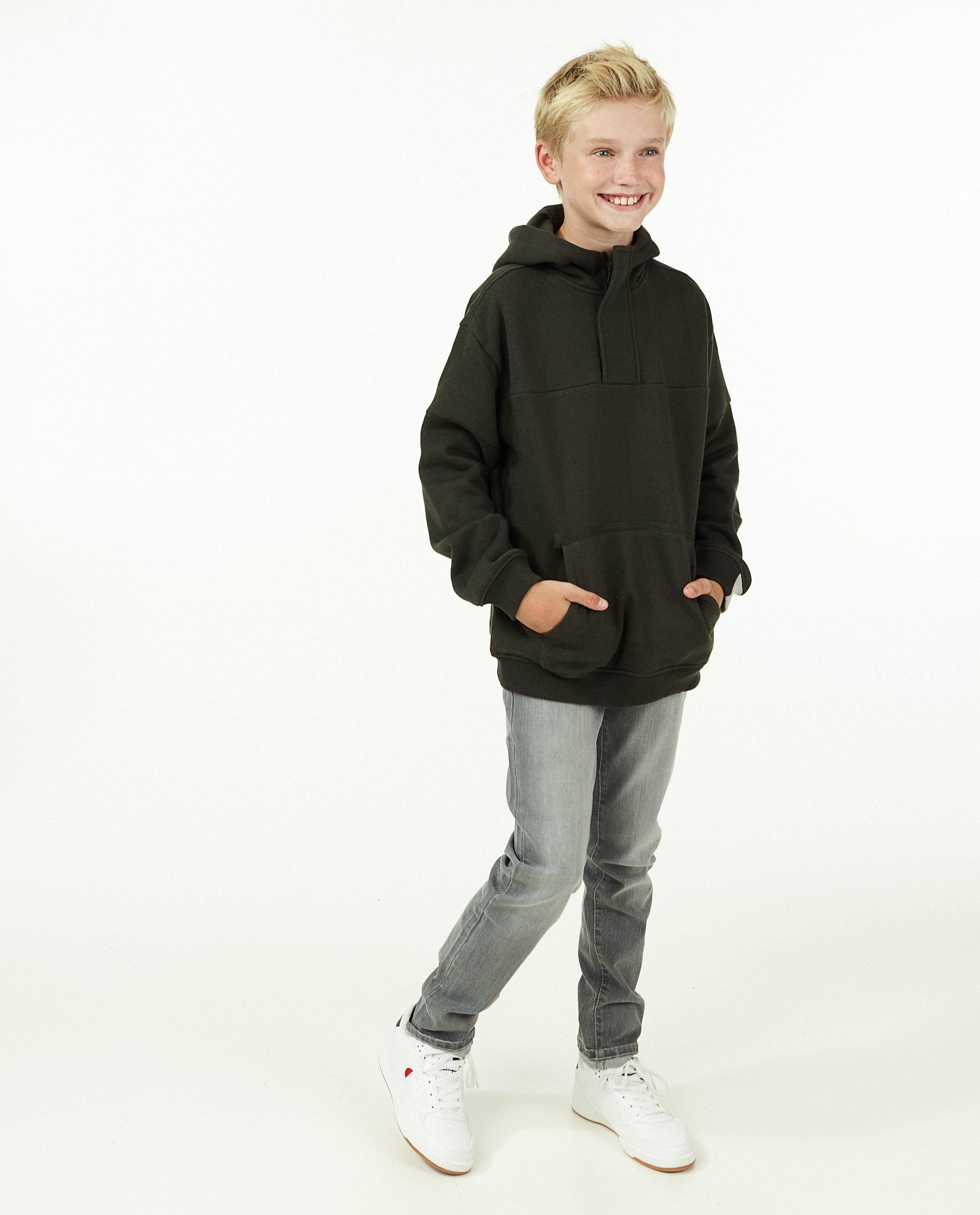 Donkergrijze hoodie #LikeMe - null - Like Me