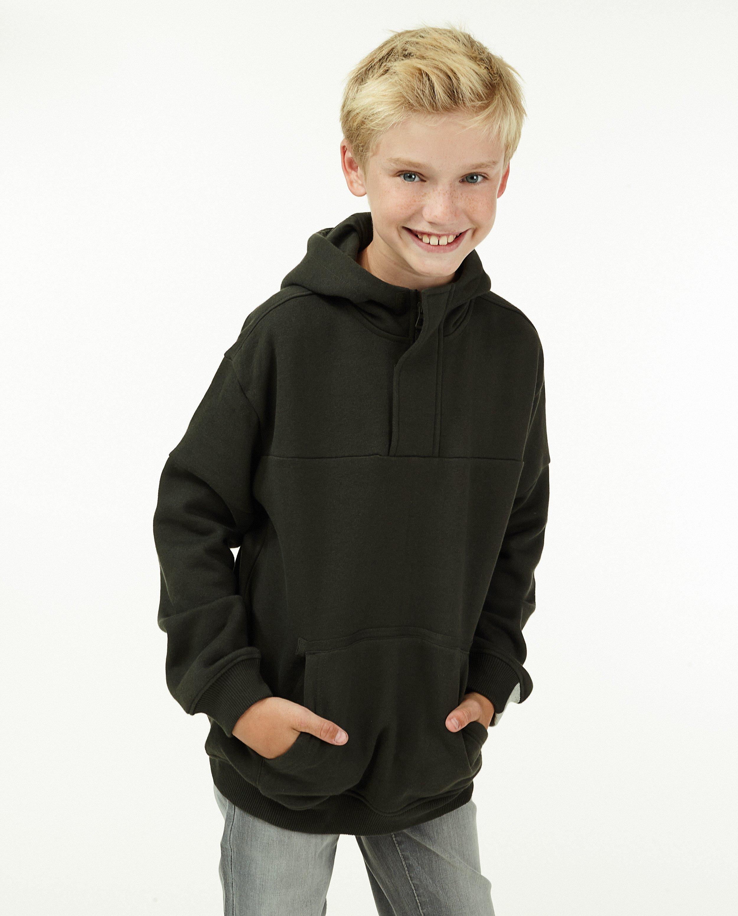 Sweaters - Donkergrijze hoodie #LikeMe
