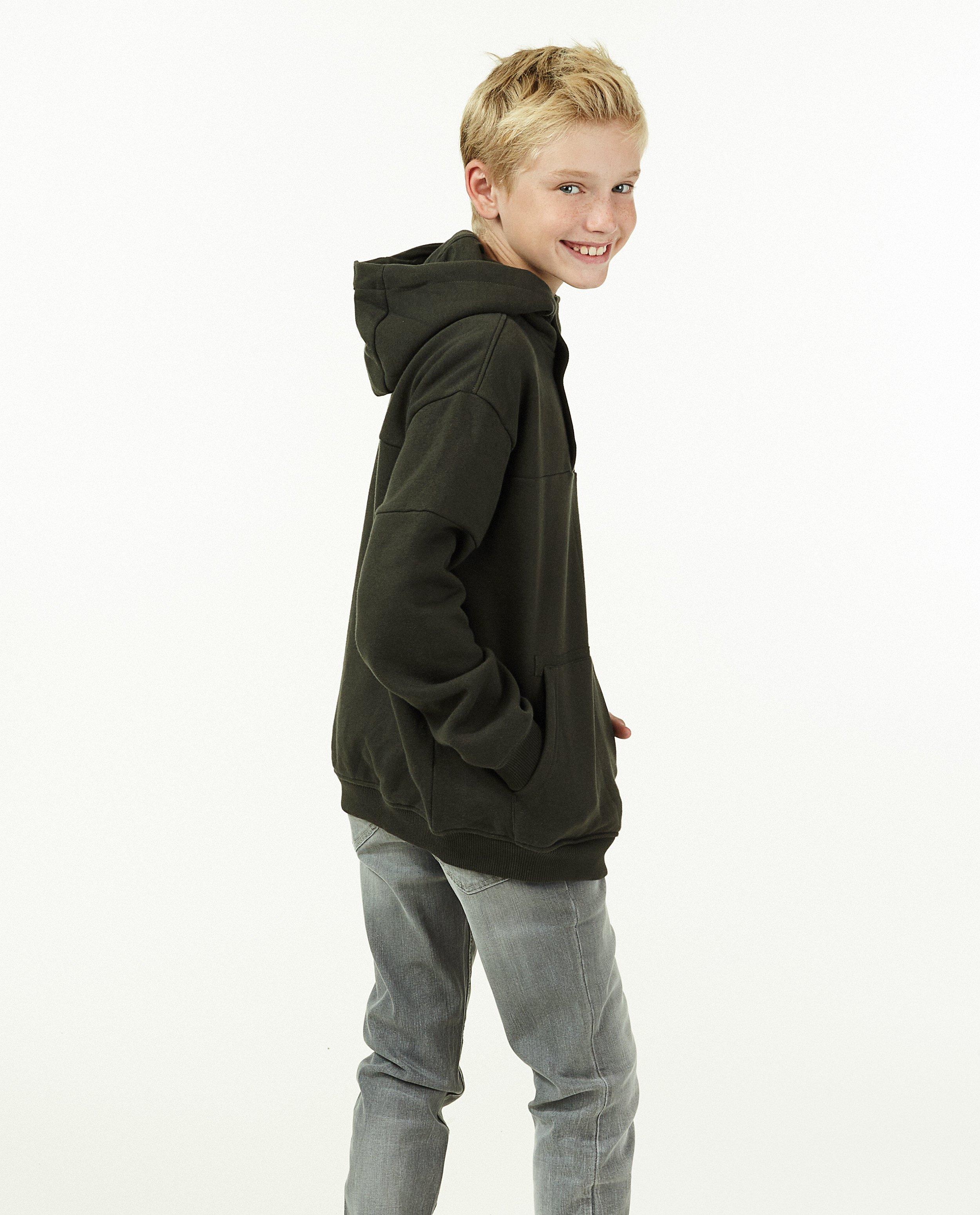 Sweaters - Donkergrijze hoodie #LikeMe